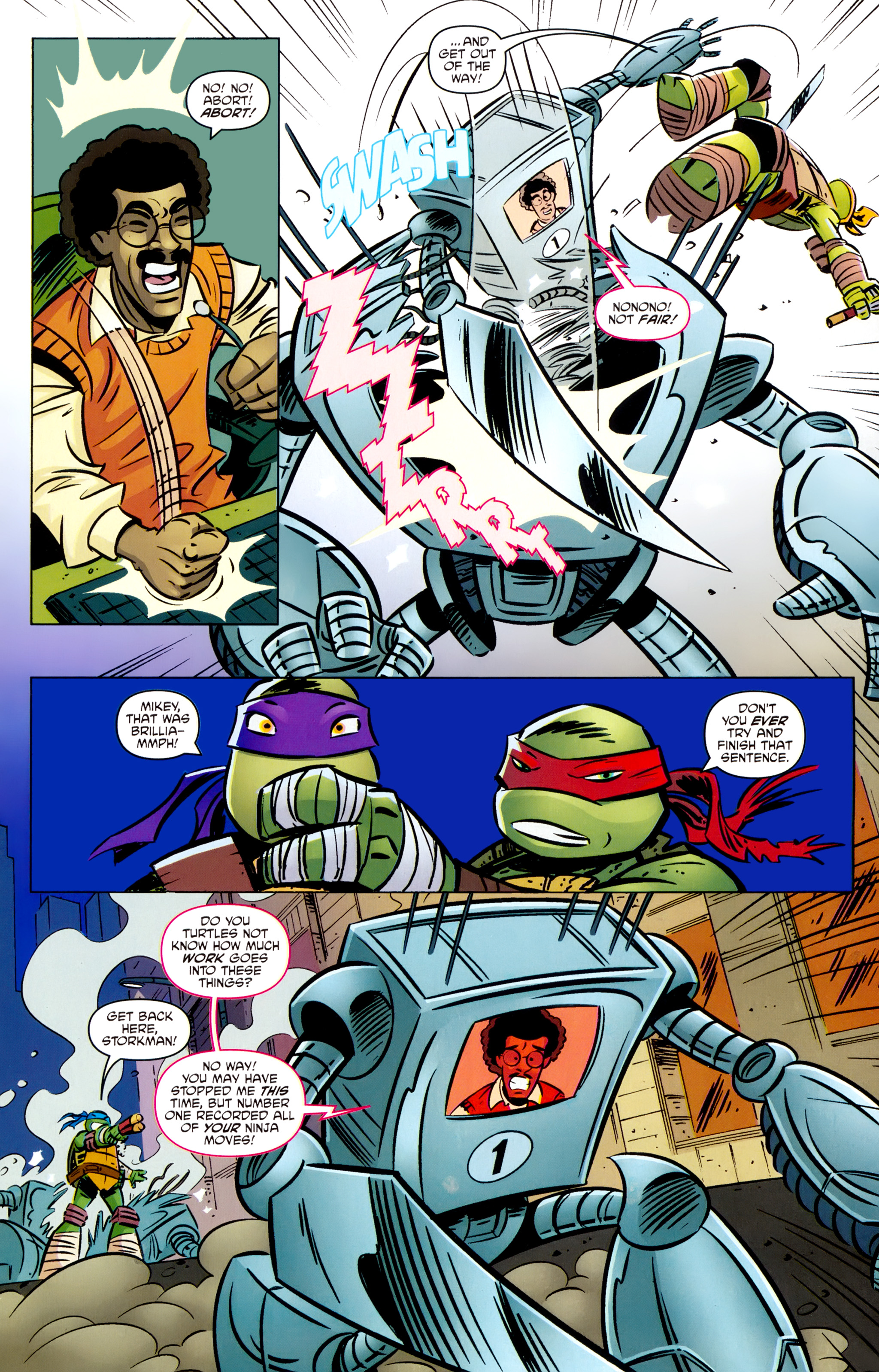 Read online Teenage Mutant Ninja Turtles New Animated Adventures Free Comic Book Day comic -  Issue # Full - 21