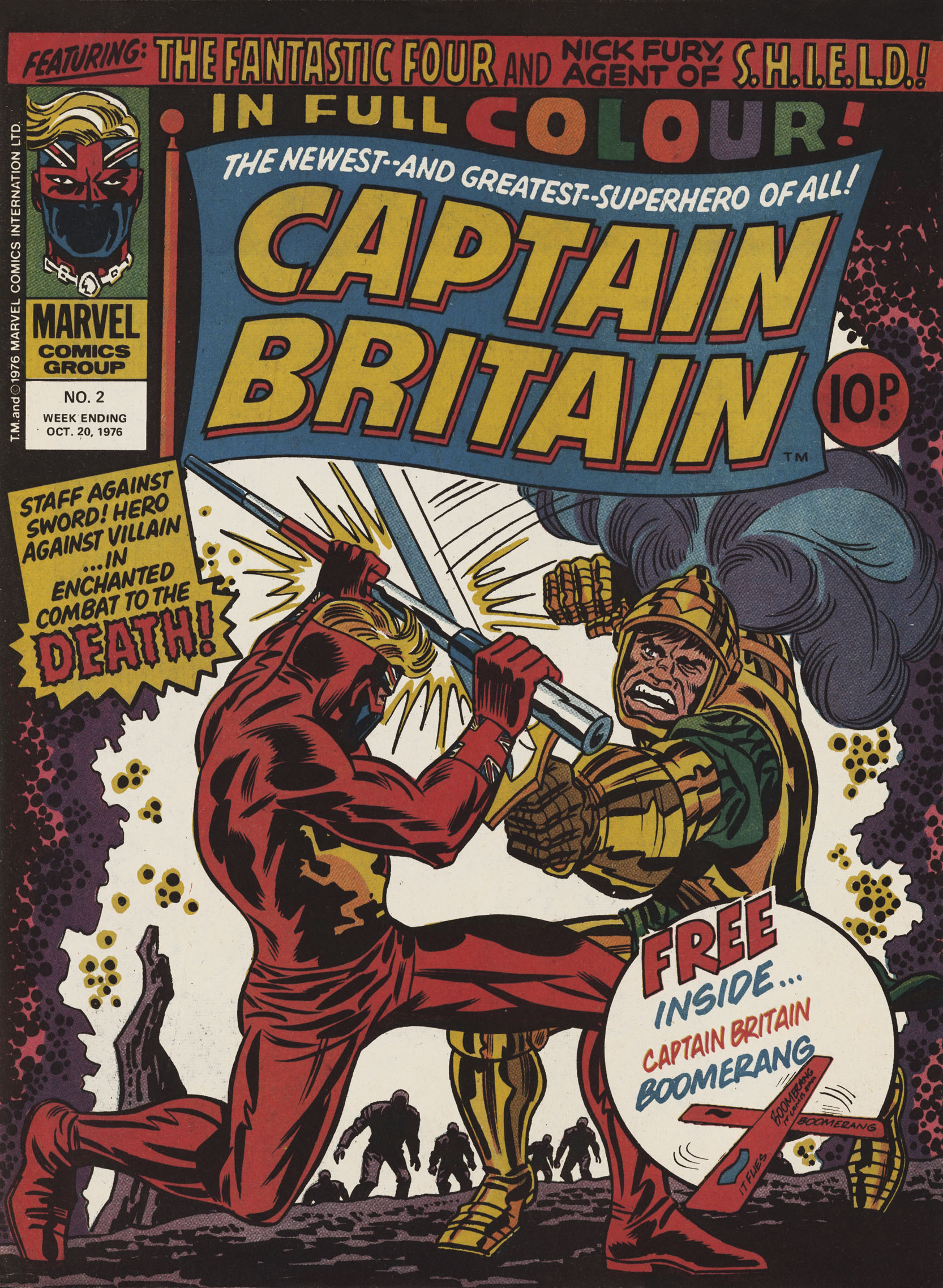 Read online Captain Britain (1976) comic -  Issue #2 - 1
