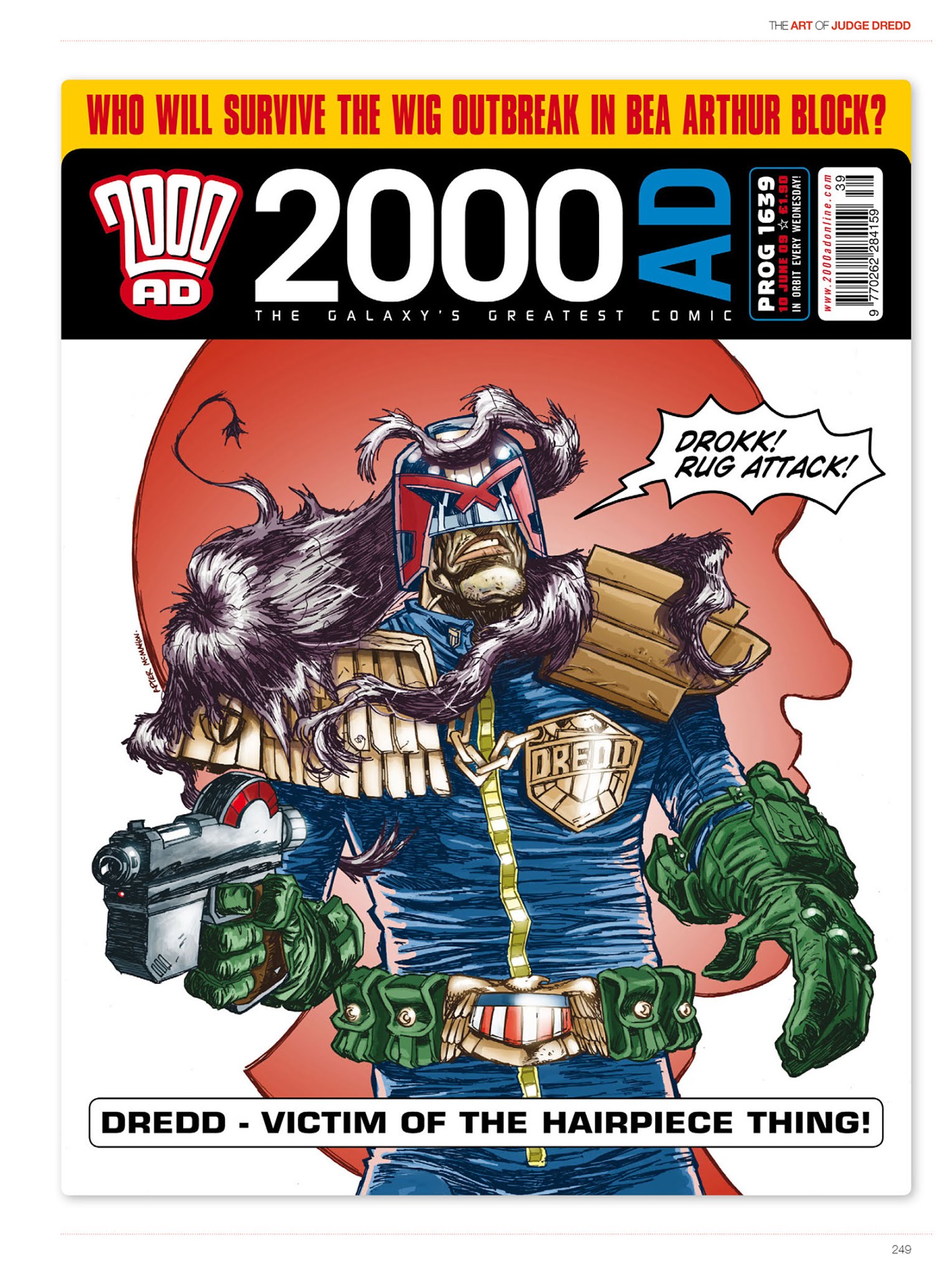 Read online The Art of Judge Dredd: Featuring 35 Years of Zarjaz Covers comic -  Issue # TPB (Part 3) - 67