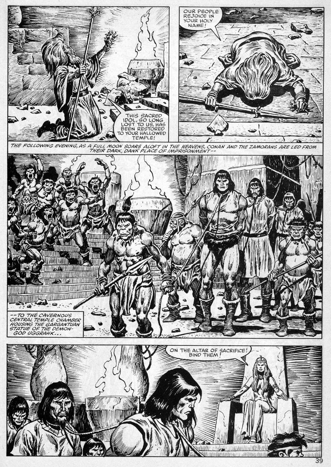 Read online The Savage Sword Of Conan comic -  Issue #100 - 35