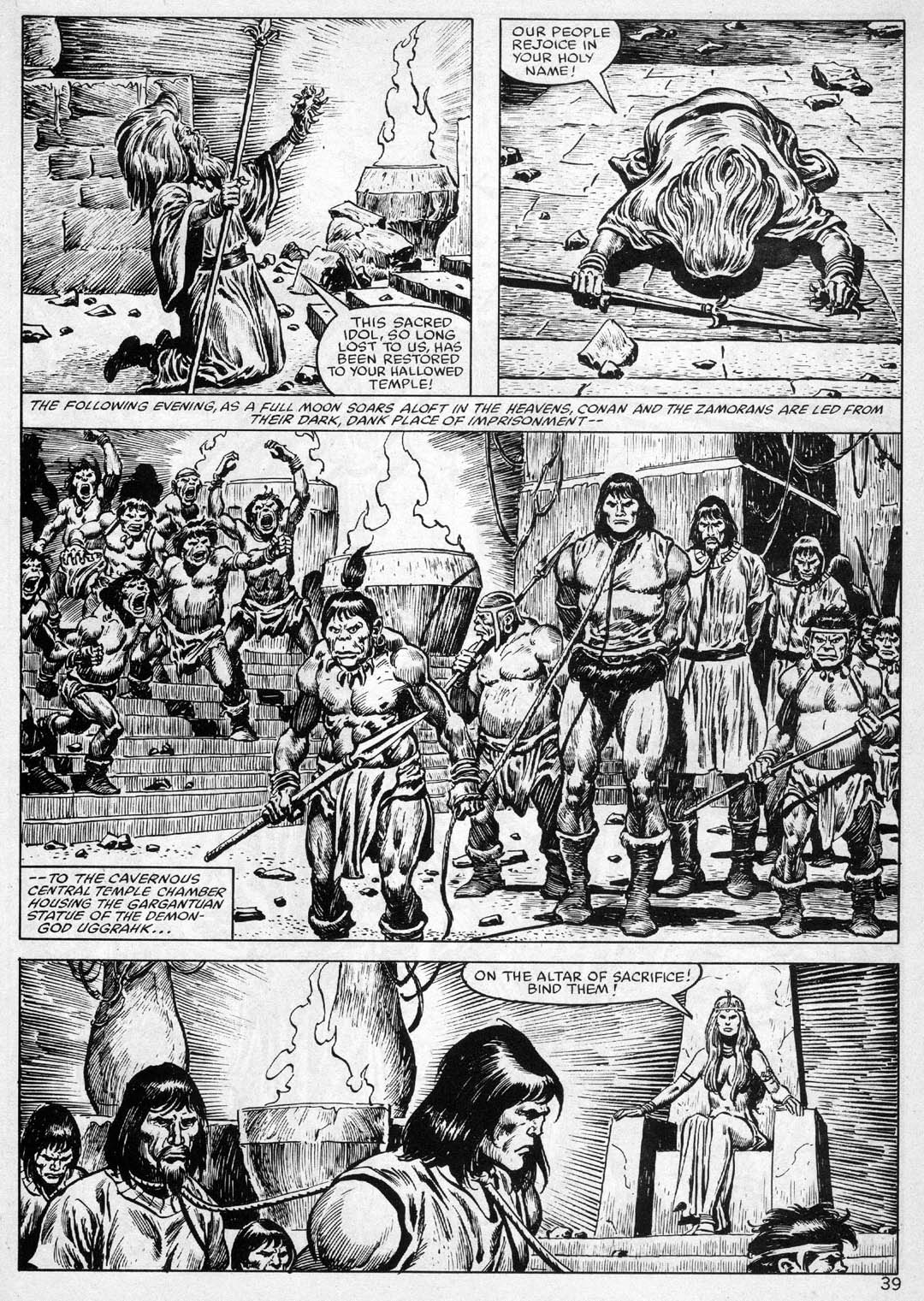 Read online The Savage Sword Of Conan comic -  Issue #100 - 35