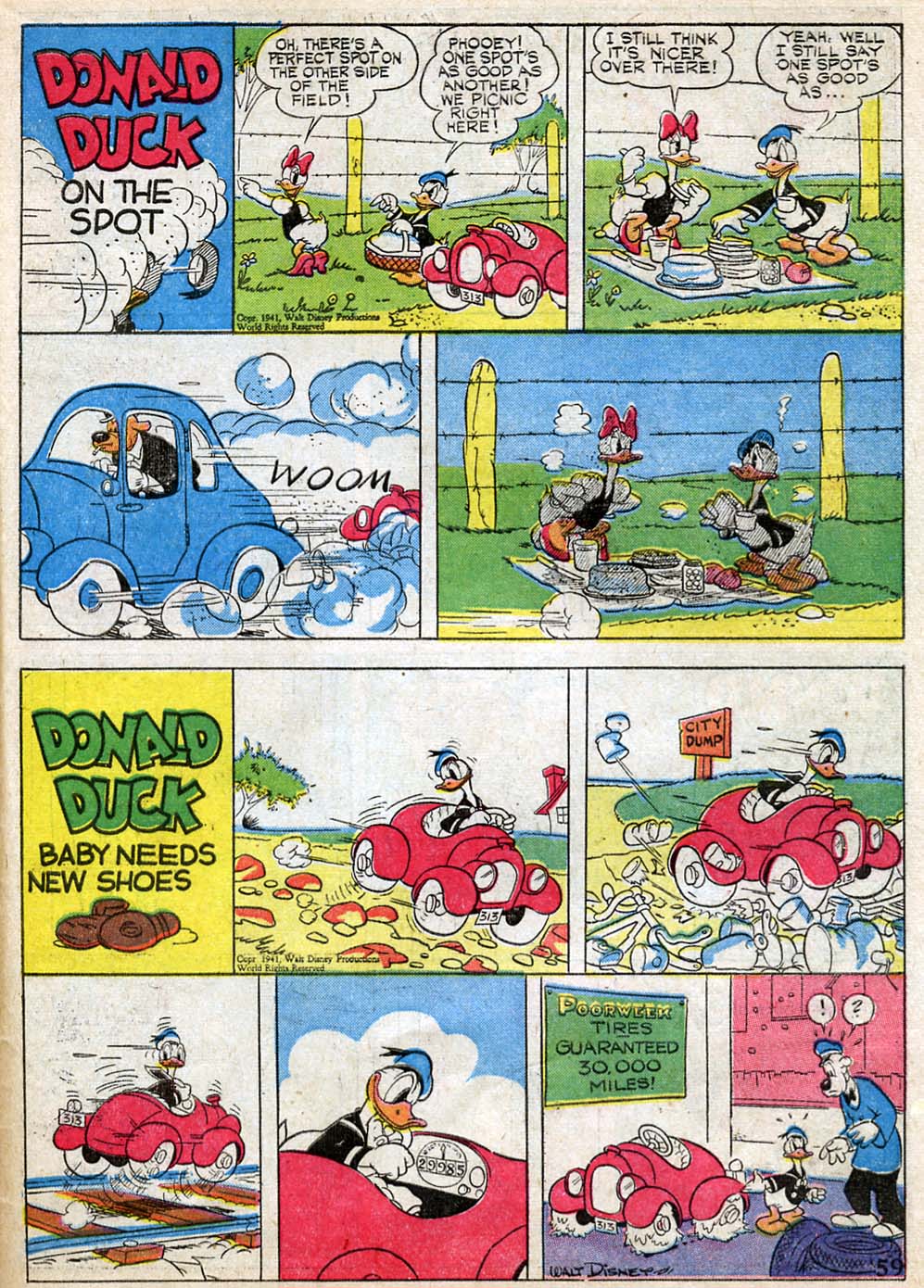 Read online Walt Disney's Comics and Stories comic -  Issue #36 - 61