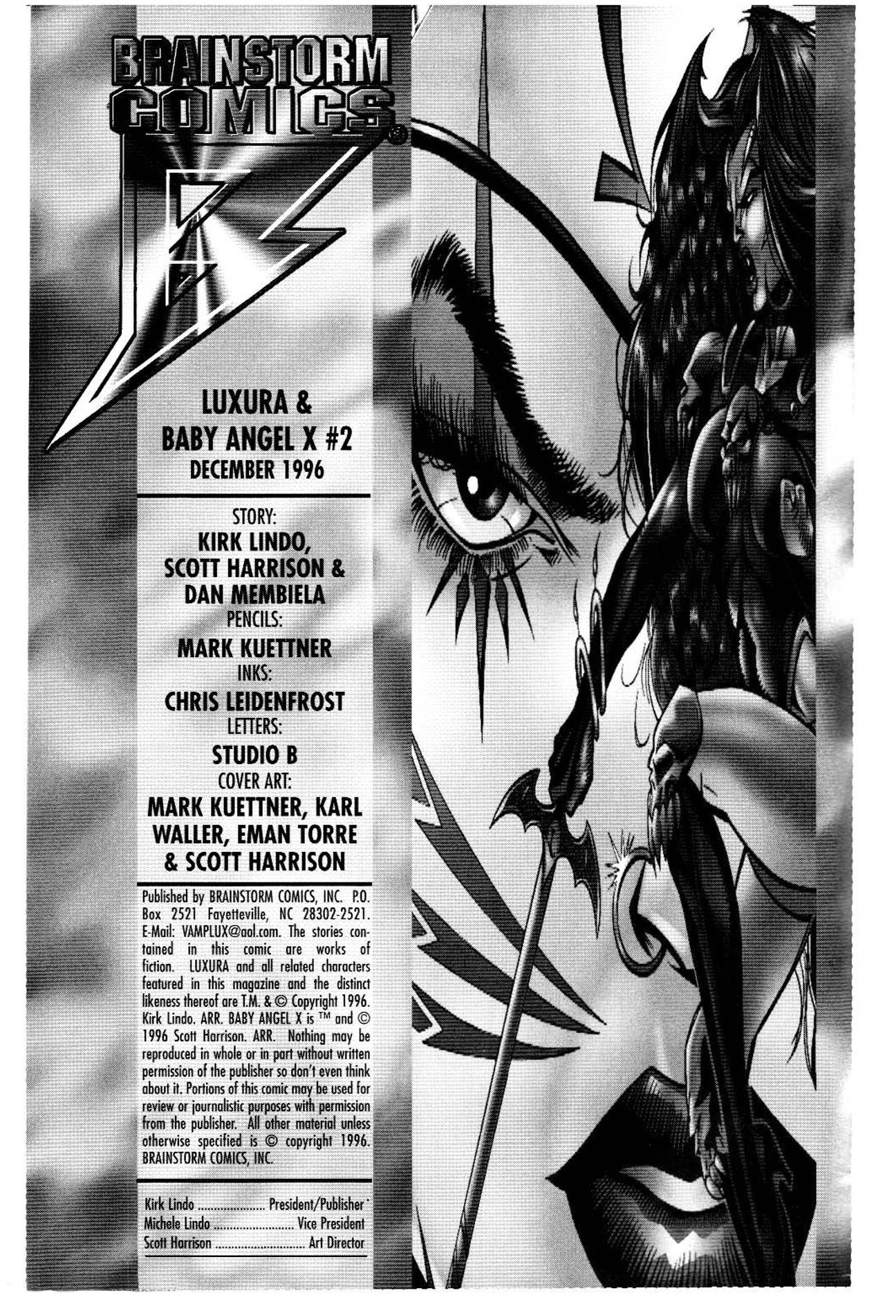 Read online Vampress Luxura / Baby Angel X comic -  Issue #2 - 2