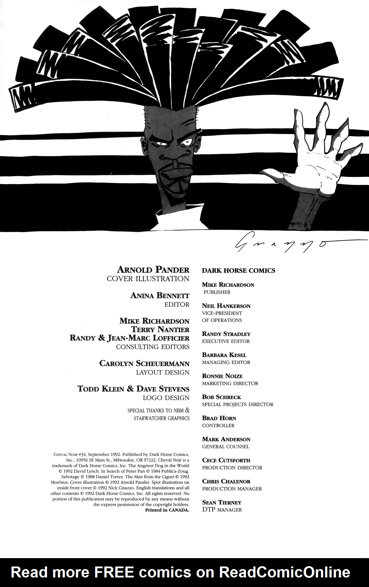 Read online Cheval Noir comic -  Issue #34 - 2