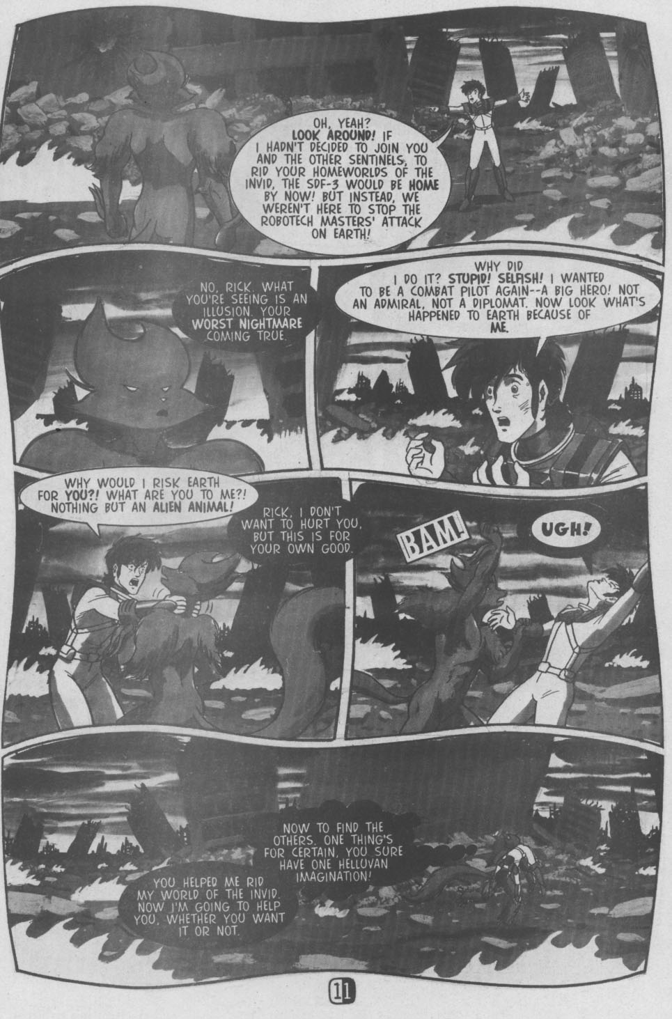Read online Robotech II: The Sentinels comic -  Issue #18 - 12
