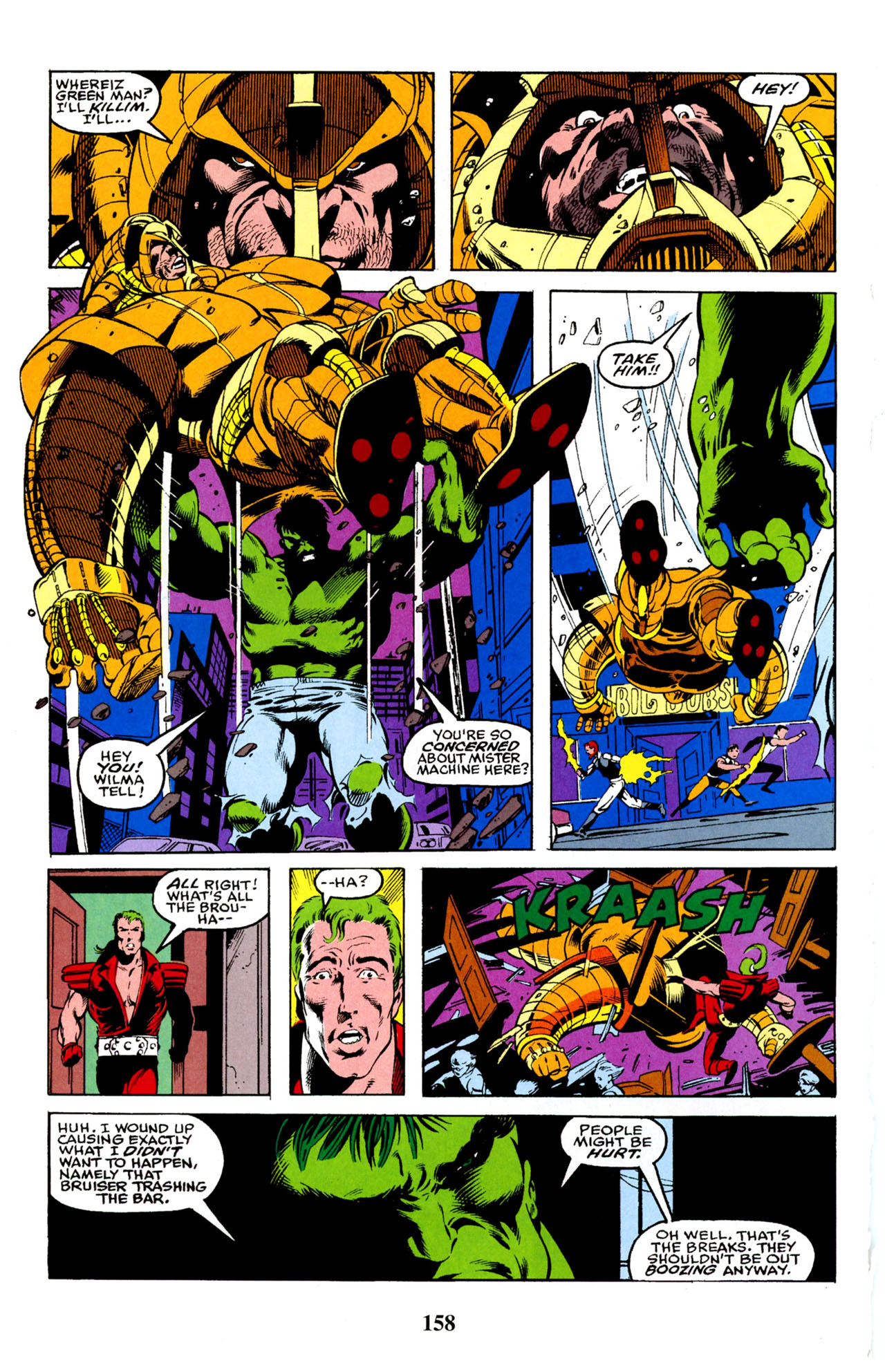 Read online Hulk Visionaries: Peter David comic -  Issue # TPB 6 - 159