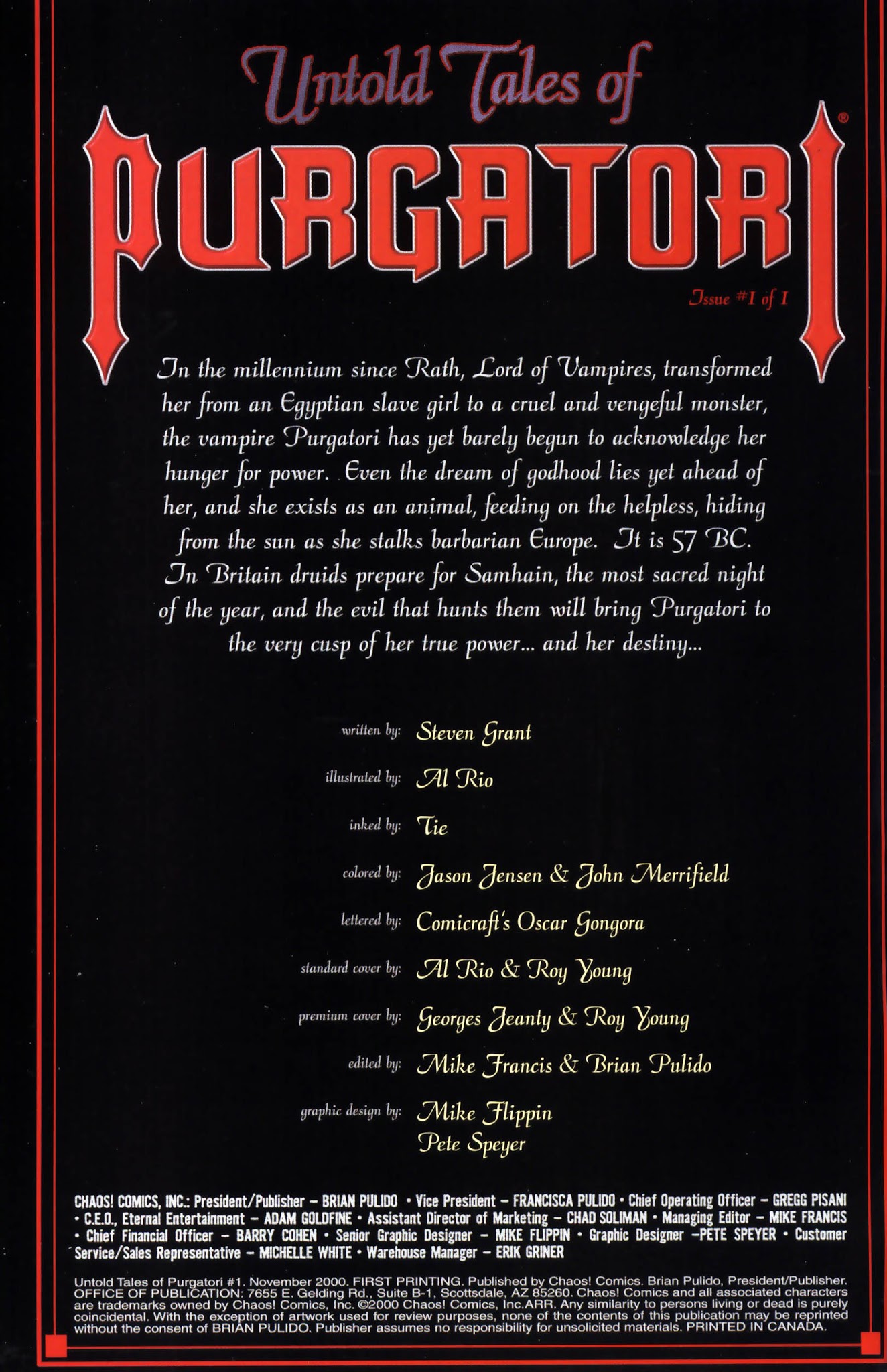 Read online Untold Tales of Purgatori comic -  Issue # Full - 2