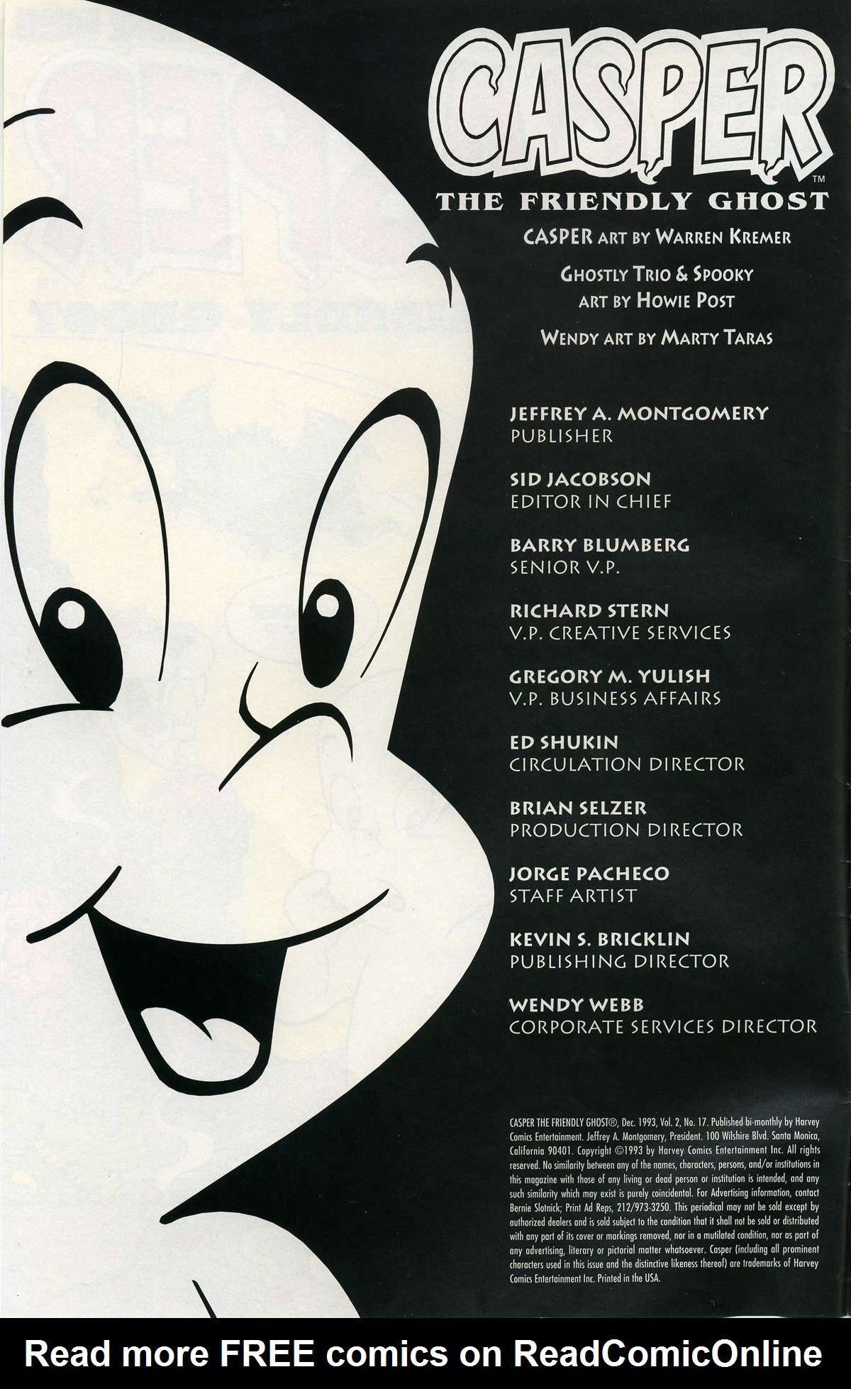 Read online Casper the Friendly Ghost (1991) comic -  Issue #17 - 2