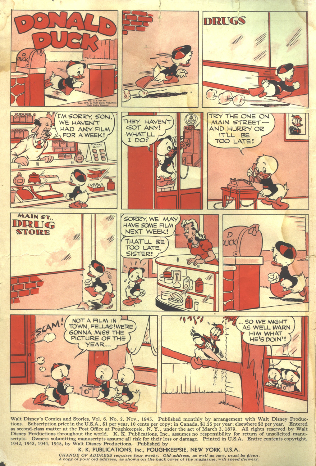 Read online Walt Disney's Comics and Stories comic -  Issue #62 - 2