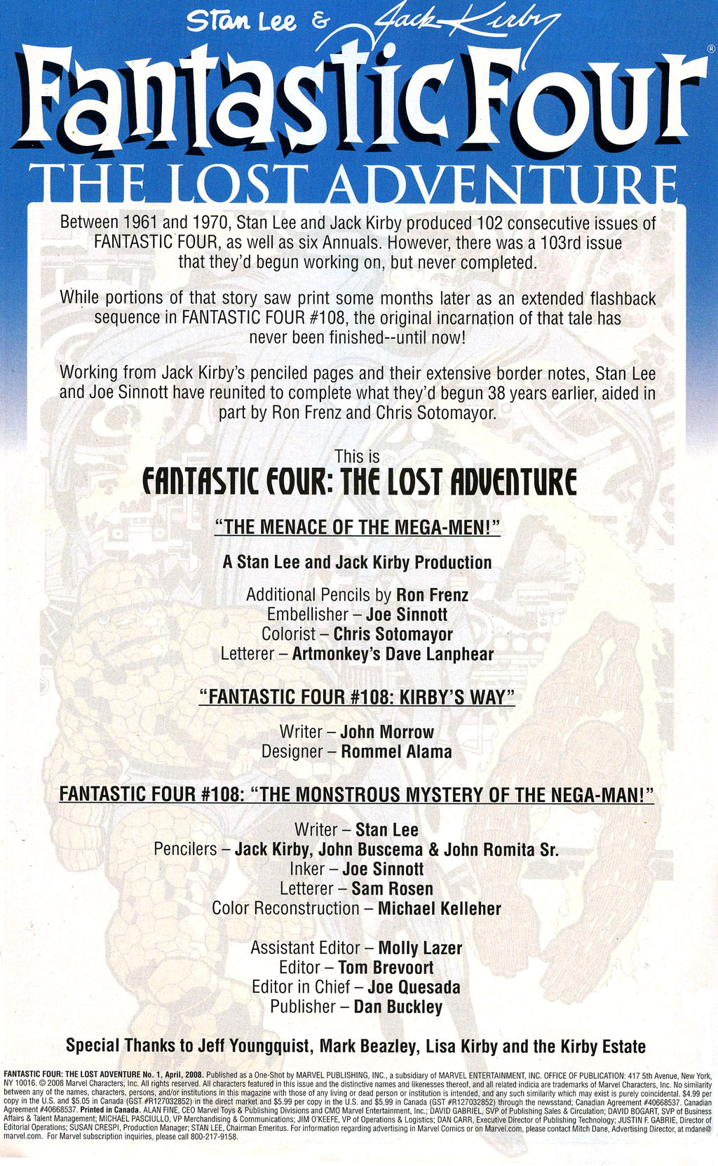 Read online Fantastic Four: The Lost Adventure comic -  Issue # Full - 2