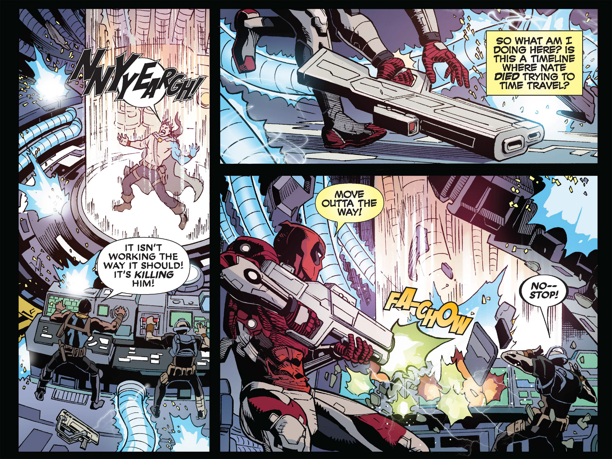 Read online Deadpool & Cable: Split Second Infinite Comic comic -  Issue #5 - 35
