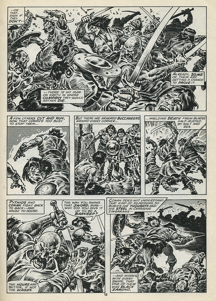 Read online The Savage Sword Of Conan comic -  Issue #199 - 15