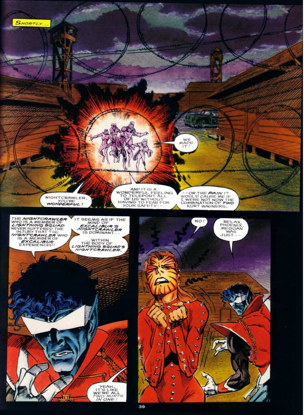 Marvel Graphic Novel issue 66 - Excalibur - Weird War III - Page 38