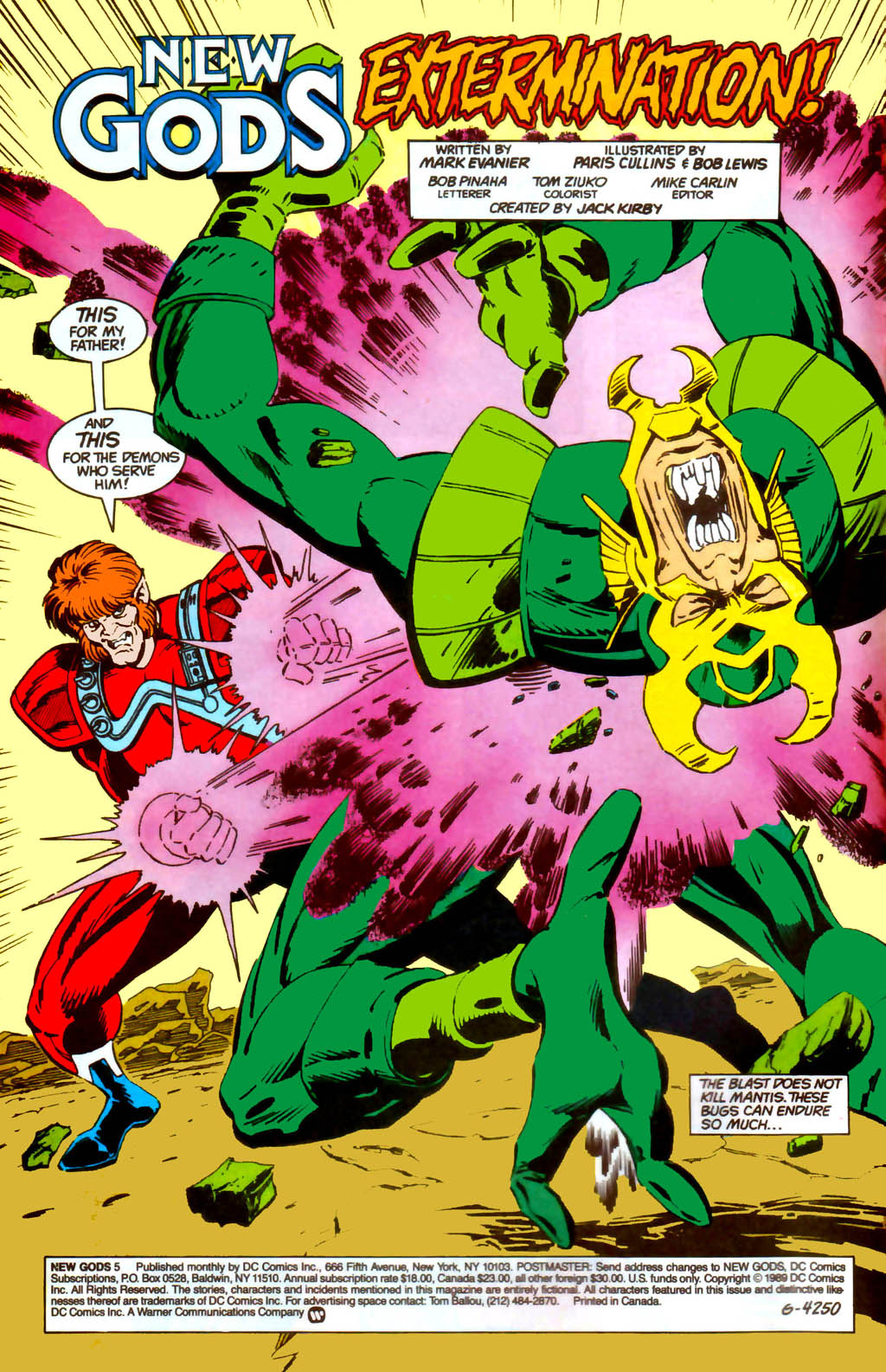 Read online The New Gods (1989) comic -  Issue #5 - 3