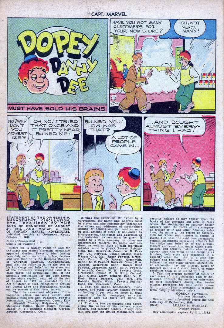 Read online Captain Marvel Adventures comic -  Issue #104 - 14