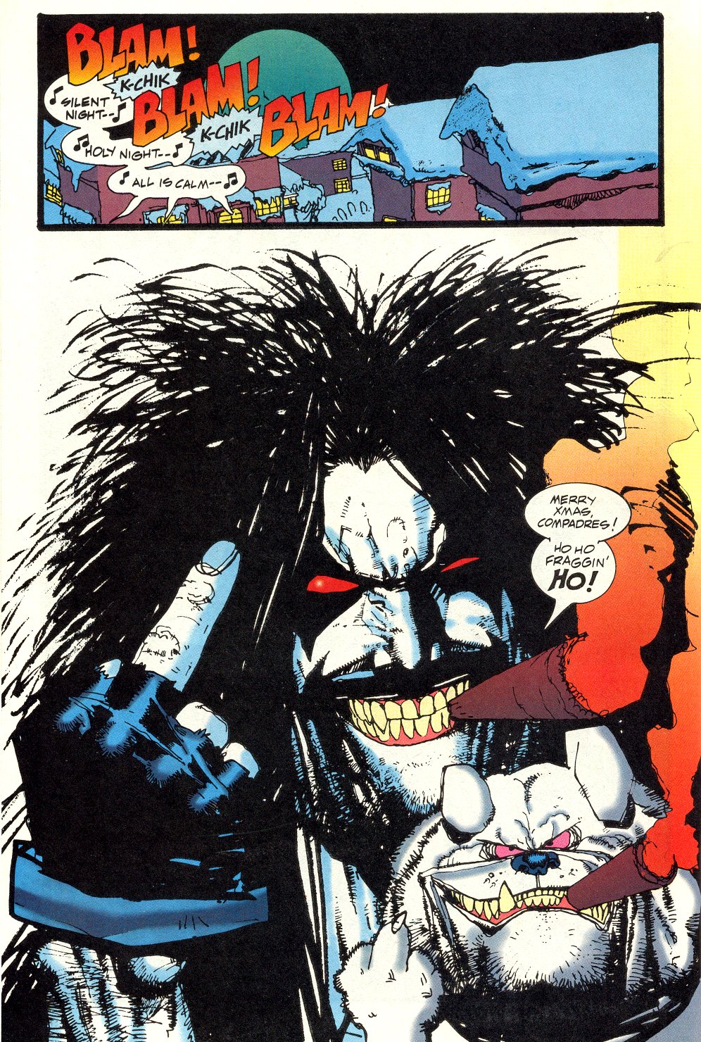 Read online Lobo Paramilitary Christmas Special comic -  Issue # Full - 47