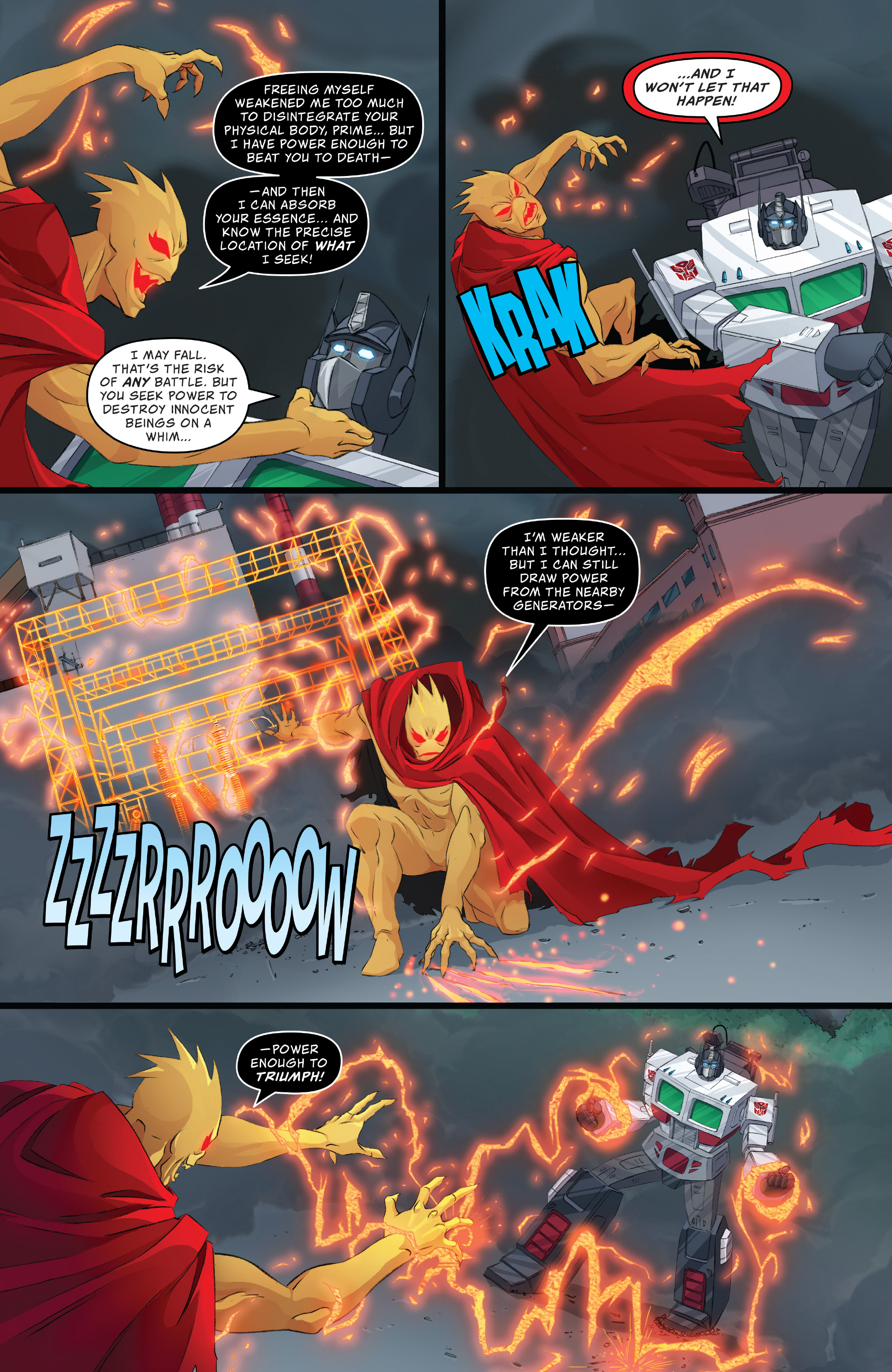 Read online Transformers/Ghostbusters comic -  Issue #4 - 17