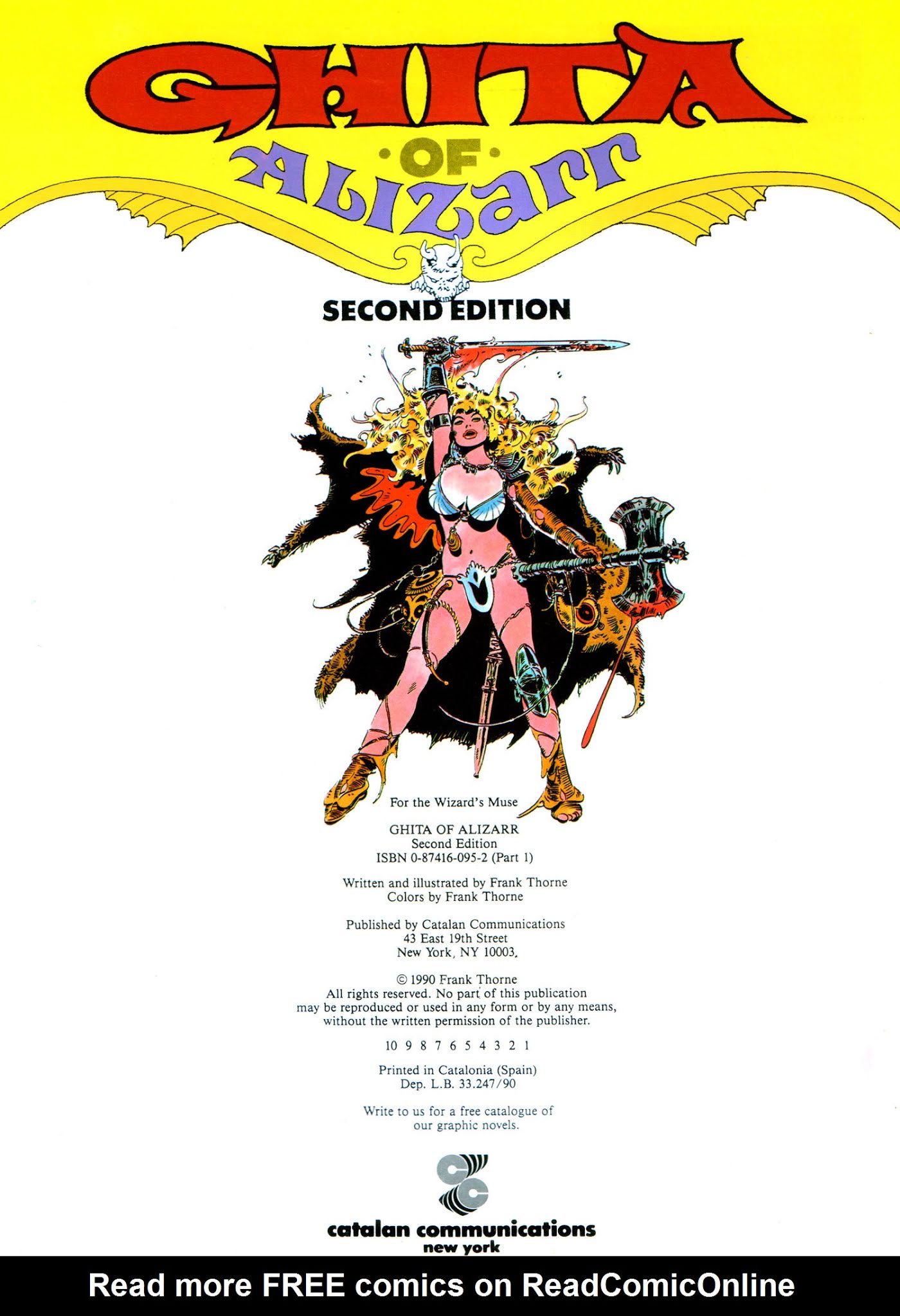 Read online Ghita of Alizarr comic -  Issue #1 - 2