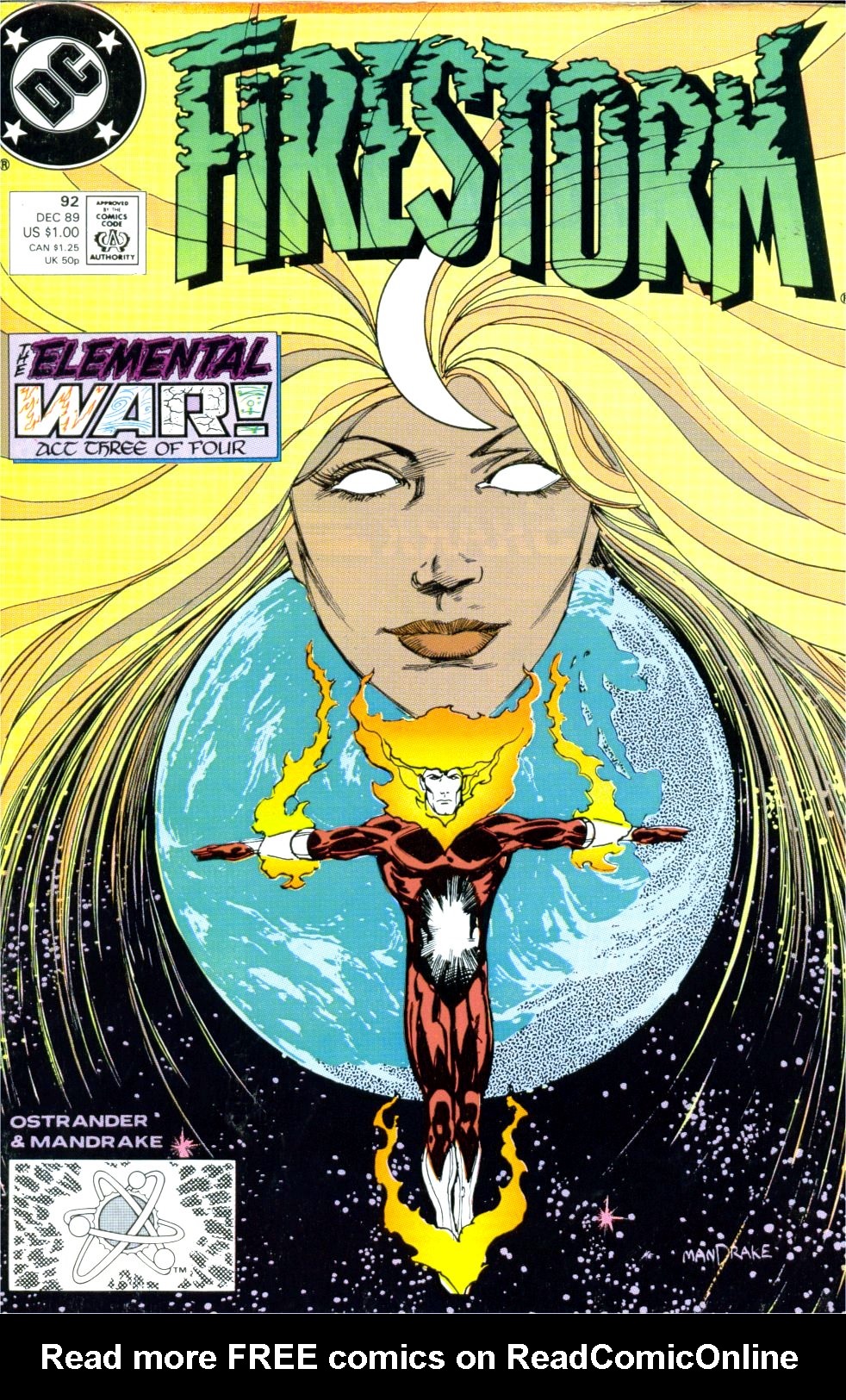 Read online Firestorm, the Nuclear Man comic -  Issue #92 - 1