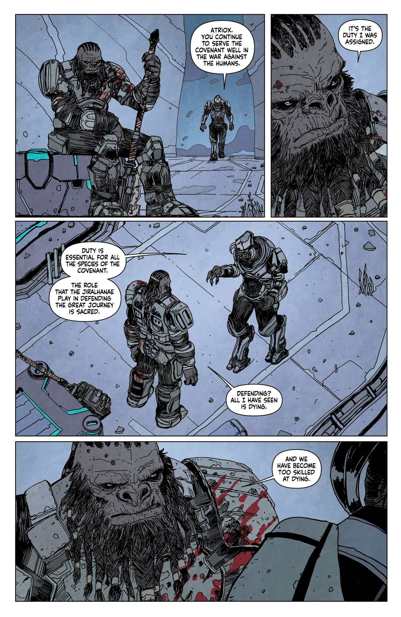 Read online Halo: Rise of Atriox comic -  Issue #2 - 7