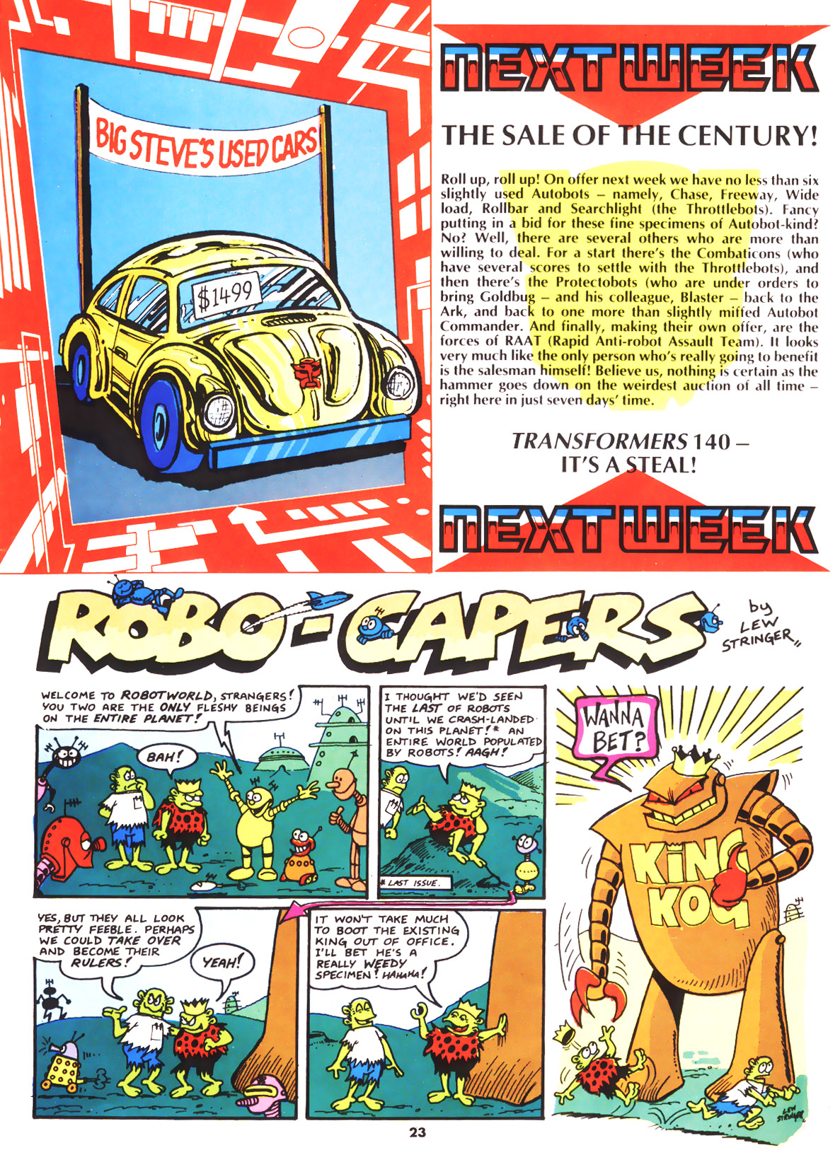 Read online The Transformers (UK) comic -  Issue #139 - 21