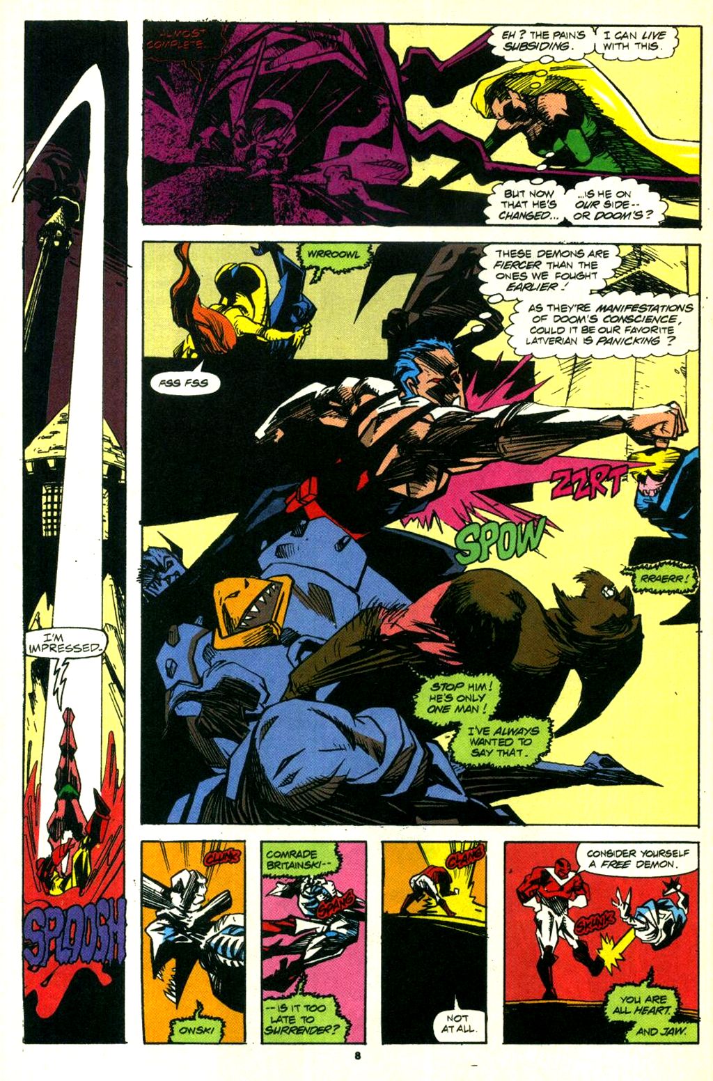 Read online Excalibur (1988) comic -  Issue #39 - 7