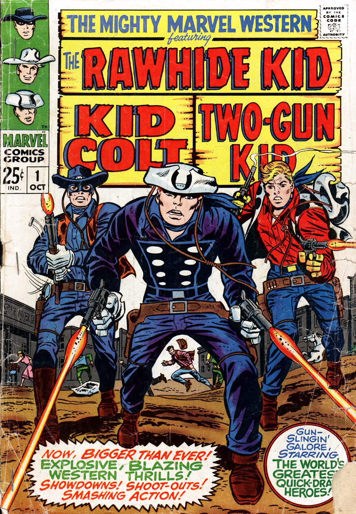 Read online The Mighty Marvel Western comic -  Issue #1 - 1