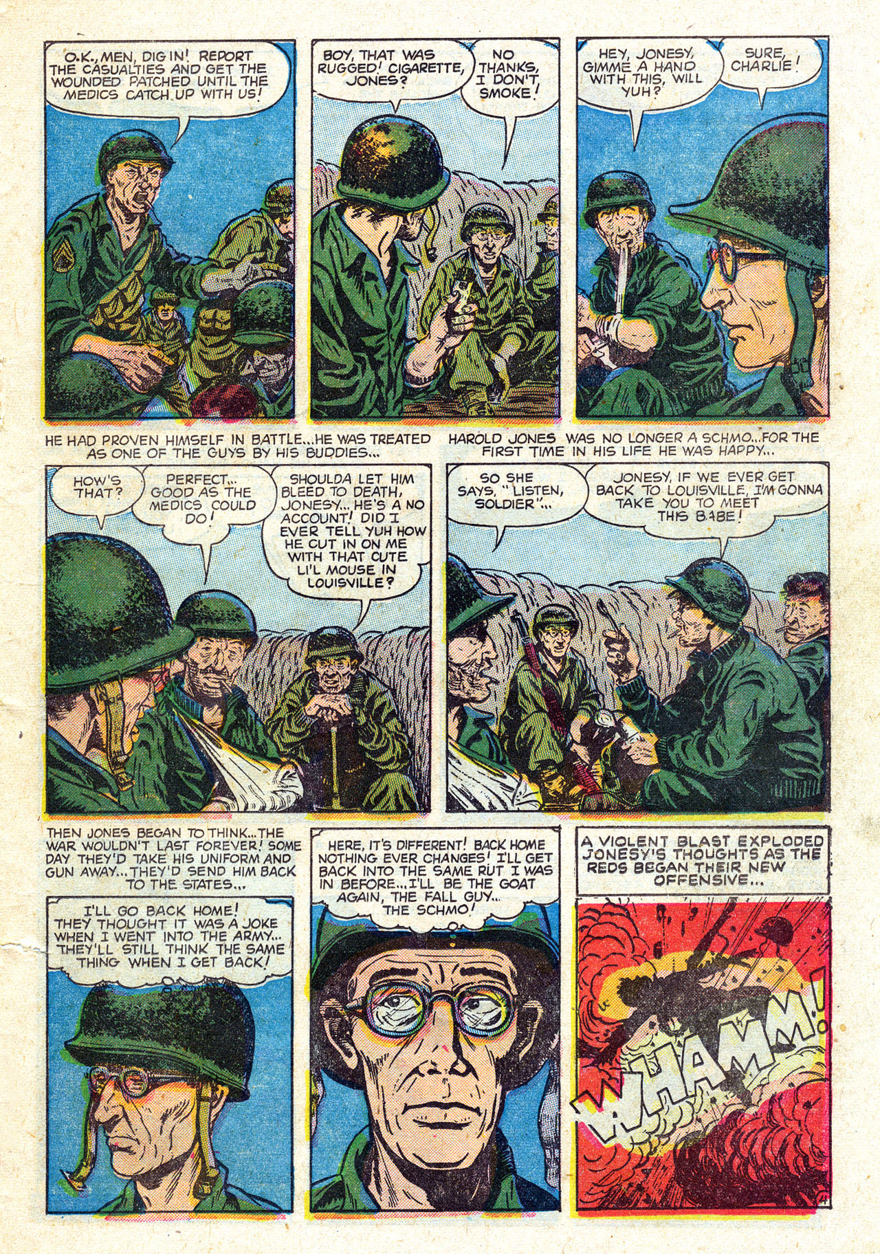 Read online War Action comic -  Issue #4 - 23