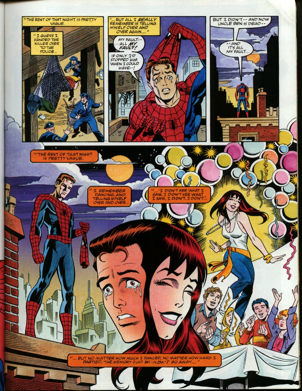 Read online Marvel Graphic Novel comic -  Issue #46 - Spider-Man - Parallel Lives - 21