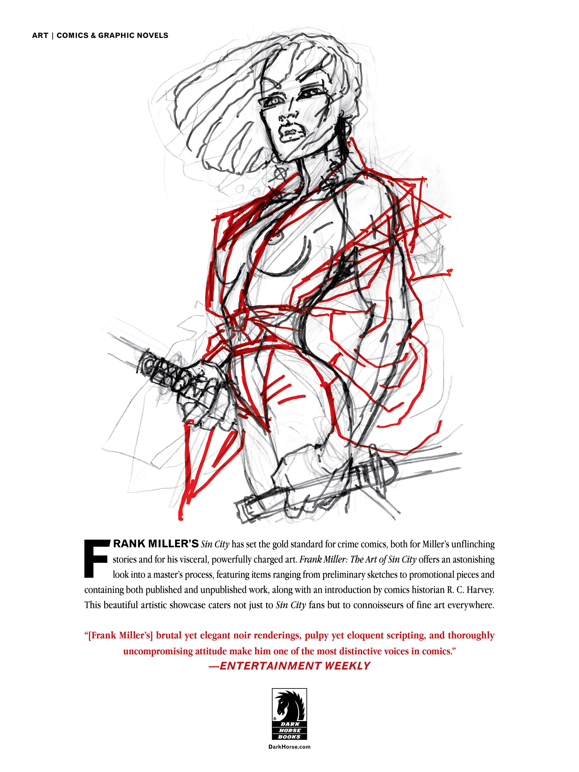 Read online Frank Miller: The Art of Sin City comic -  Issue # TPB - 130