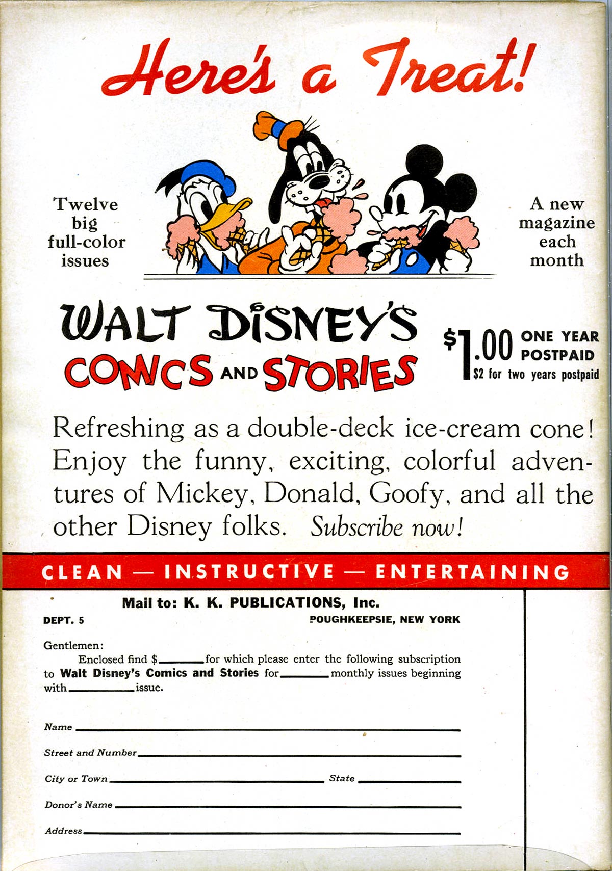 Read online Walt Disney's Comics and Stories comic -  Issue #32 - 68