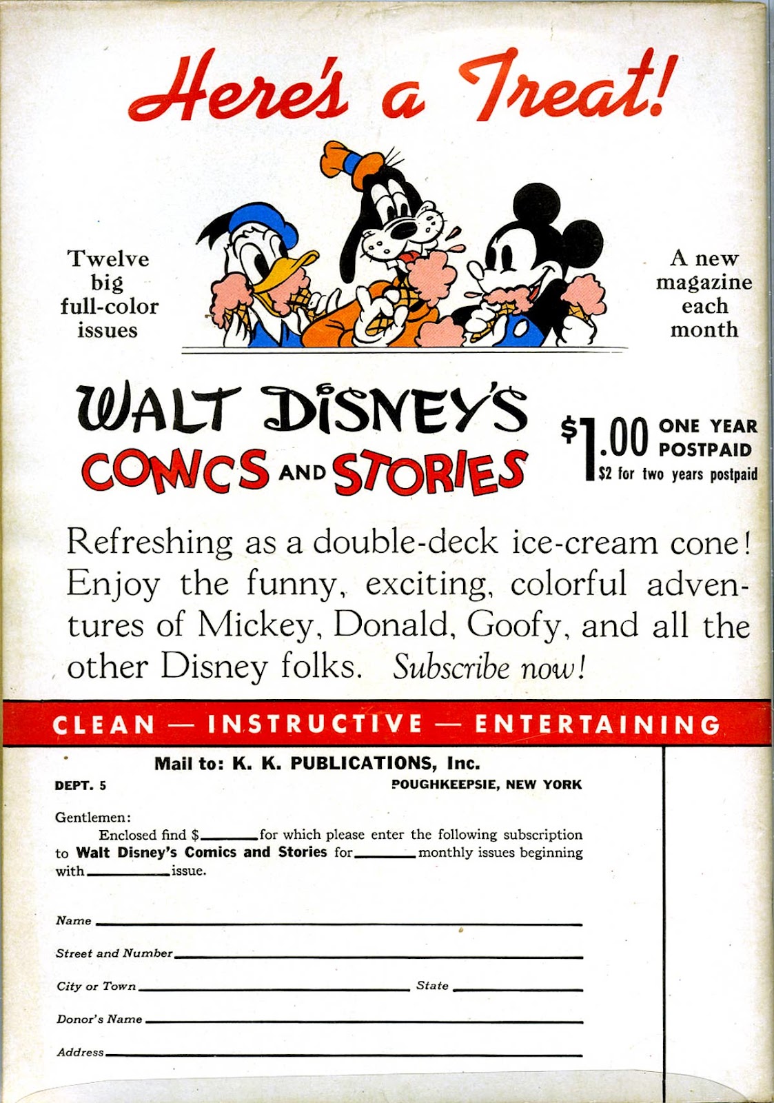 Walt Disney's Comics and Stories issue 32 - Page 68
