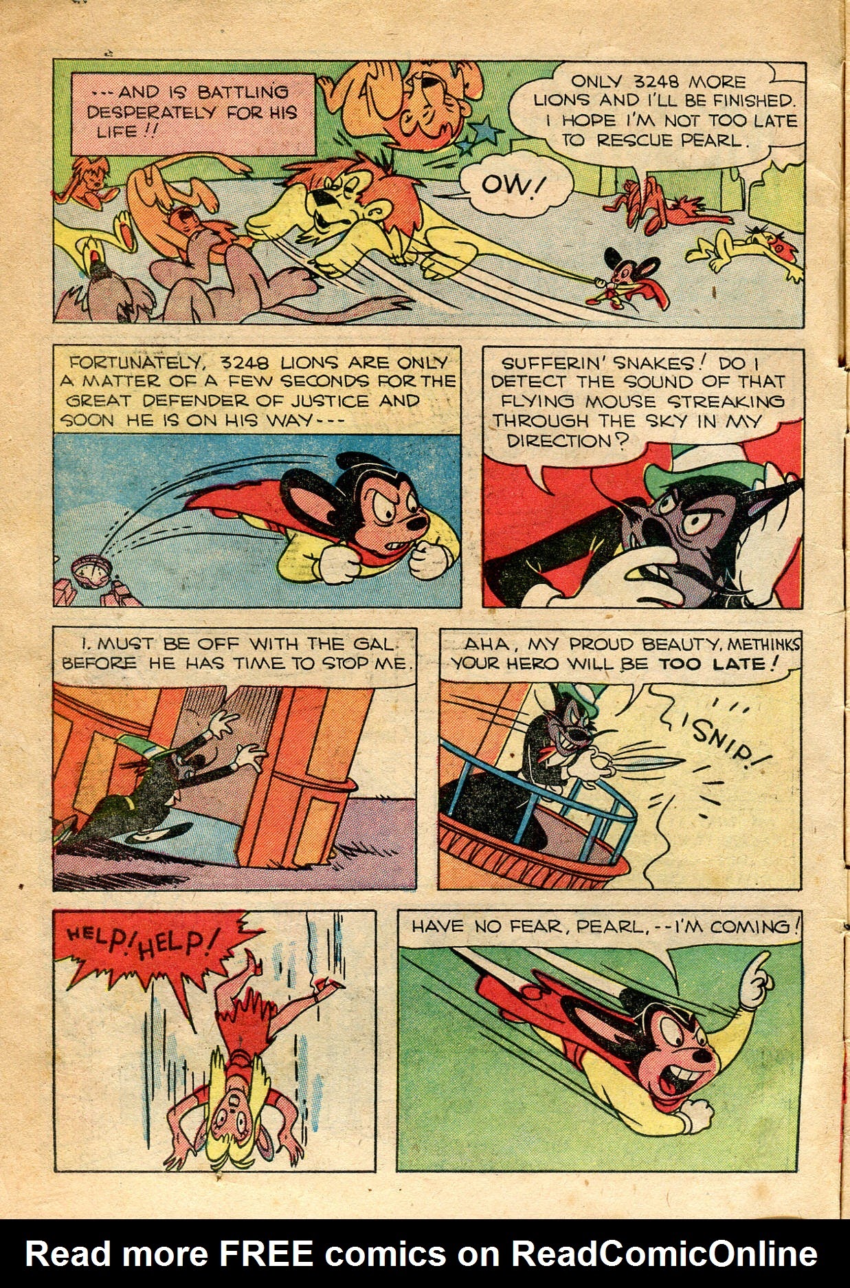 Read online Paul Terry's Mighty Mouse Comics comic -  Issue #19 - 4