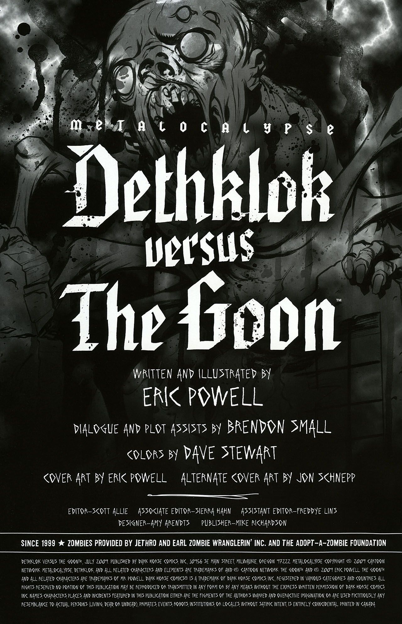 Read online Dethklok versus The Goon comic -  Issue # Full - 3