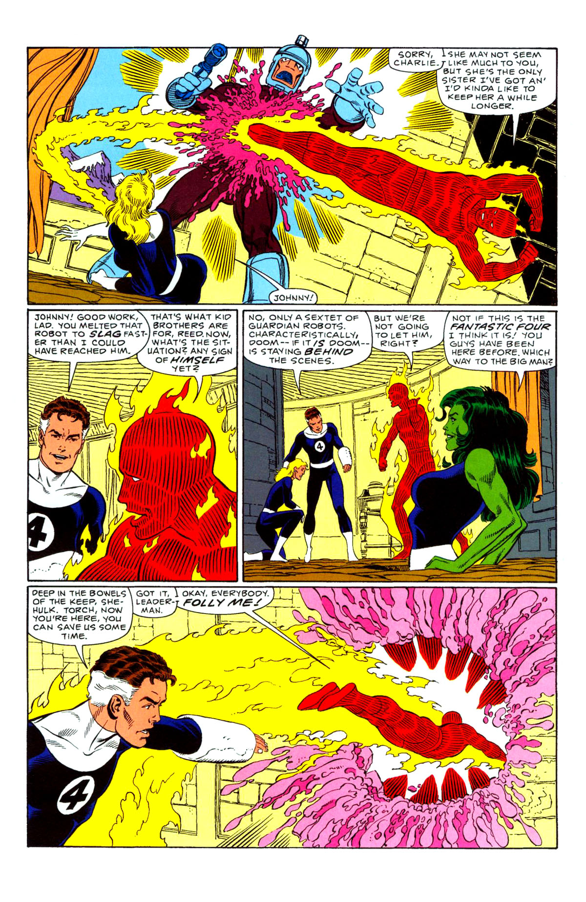 Read online Fantastic Four Visionaries: John Byrne comic -  Issue # TPB 6 - 99