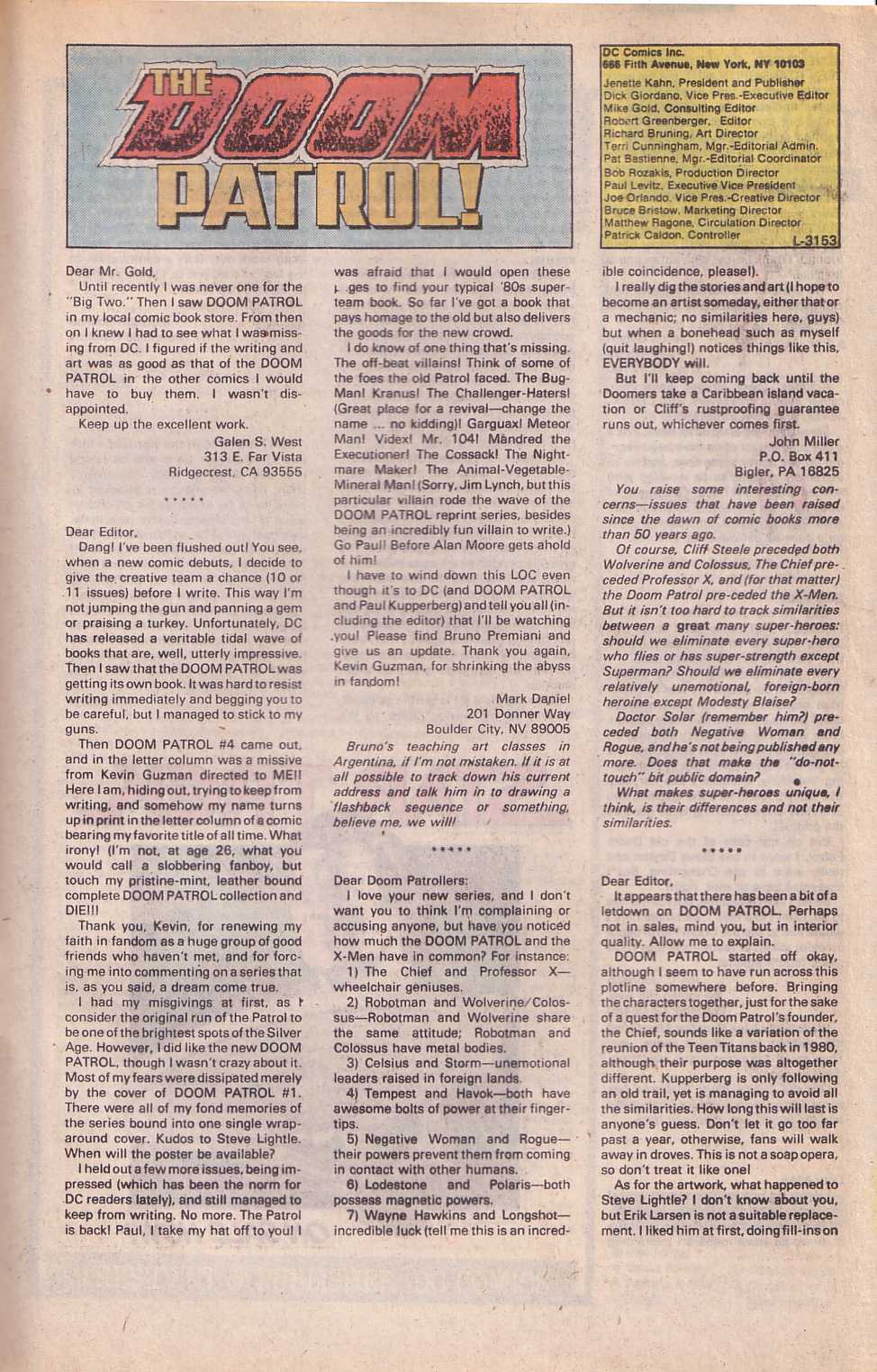 Read online Doom Patrol (1987) comic -  Issue #9 - 26