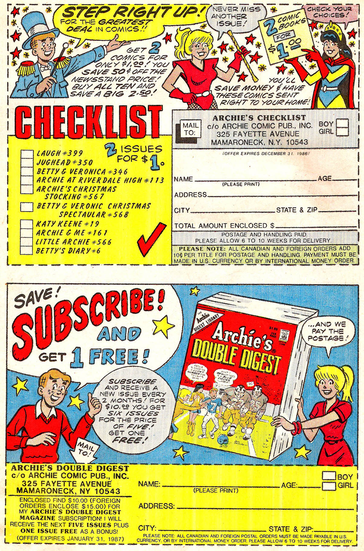 Read online Archie Giant Series Magazine comic -  Issue #568 - 19