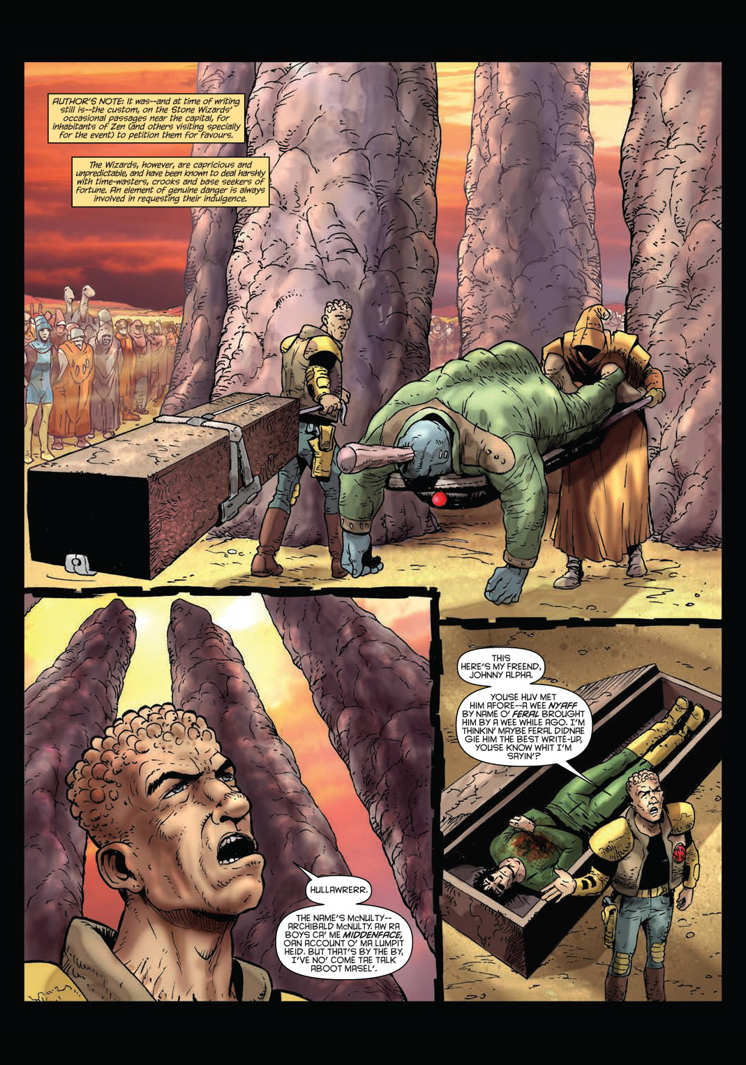 Read online Strontium Dog: The Life and Death of Johnny Alpha: The Project comic -  Issue # TPB - 67