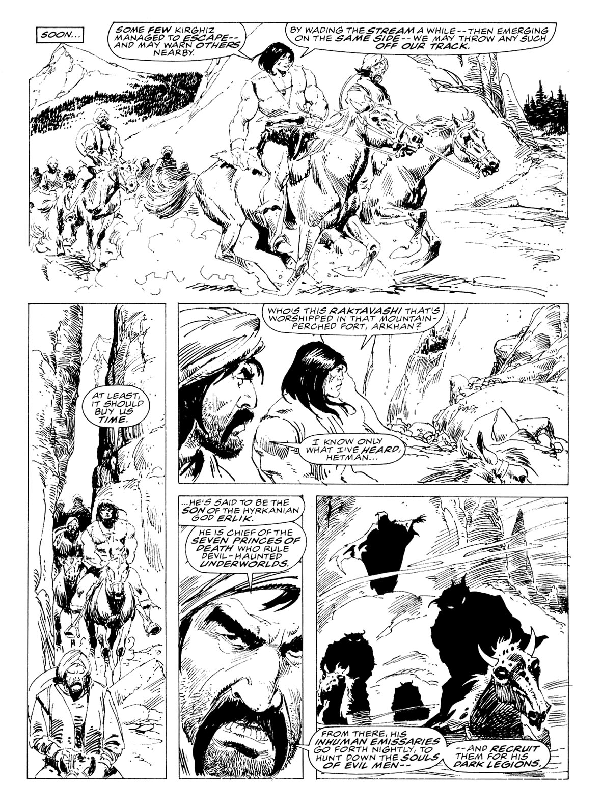 Read online The Savage Sword Of Conan comic -  Issue #234 - 21