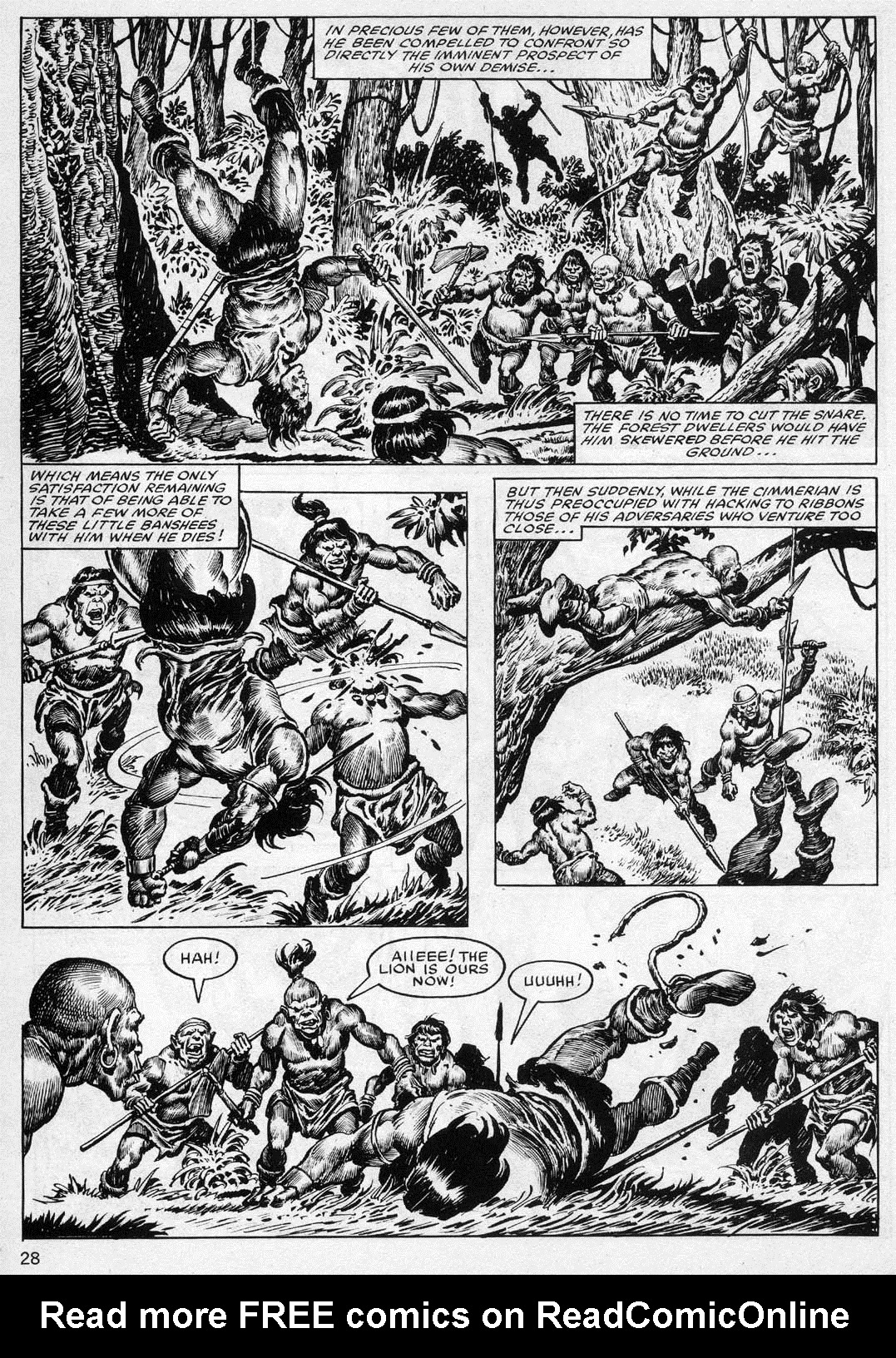 Read online The Savage Sword Of Conan comic -  Issue #100 - 24