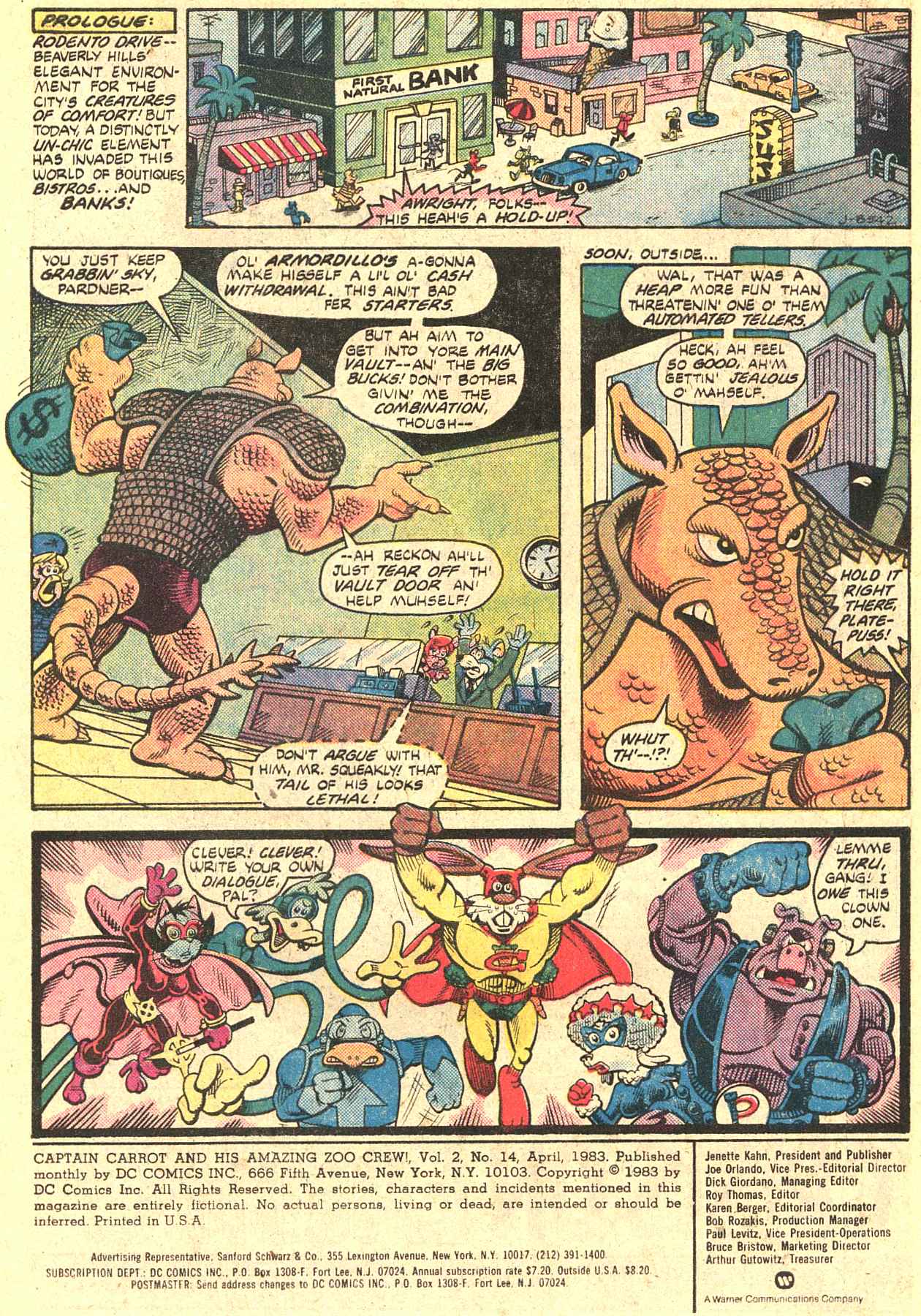 Read online Captain Carrot and His Amazing Zoo Crew! comic -  Issue #14 - 2