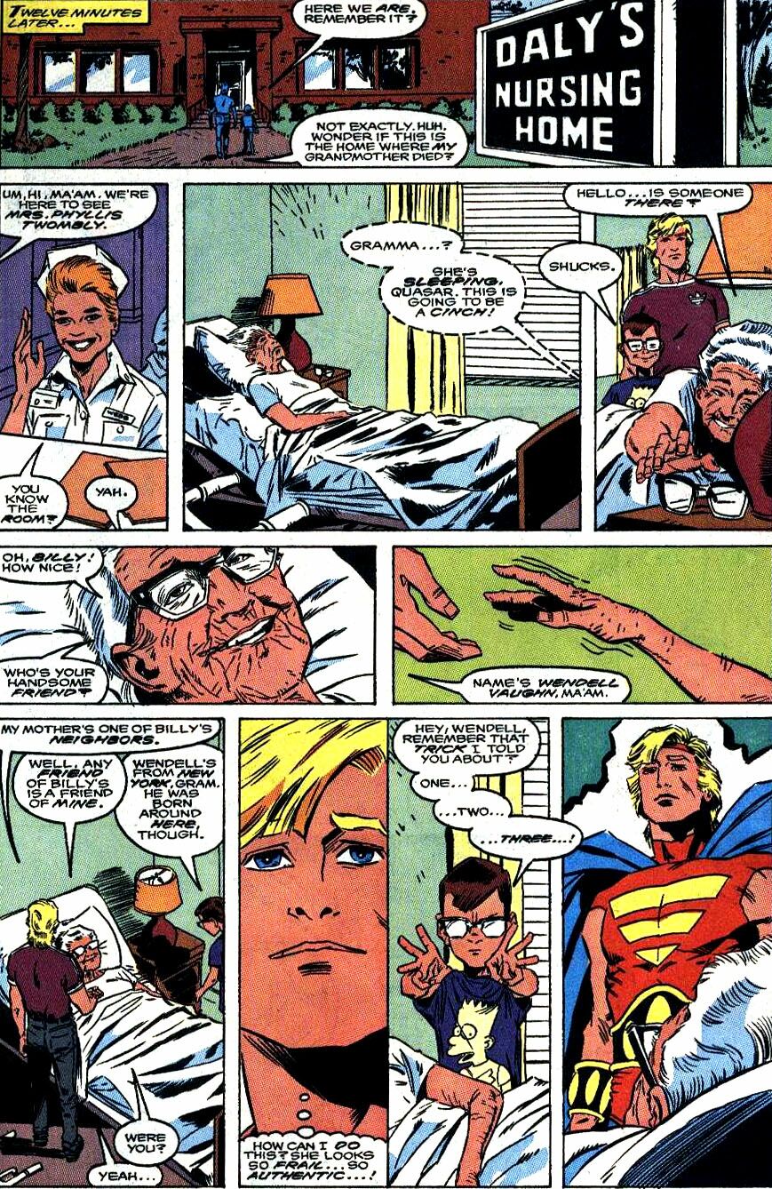 Read online Quasar comic -  Issue #18 - 19