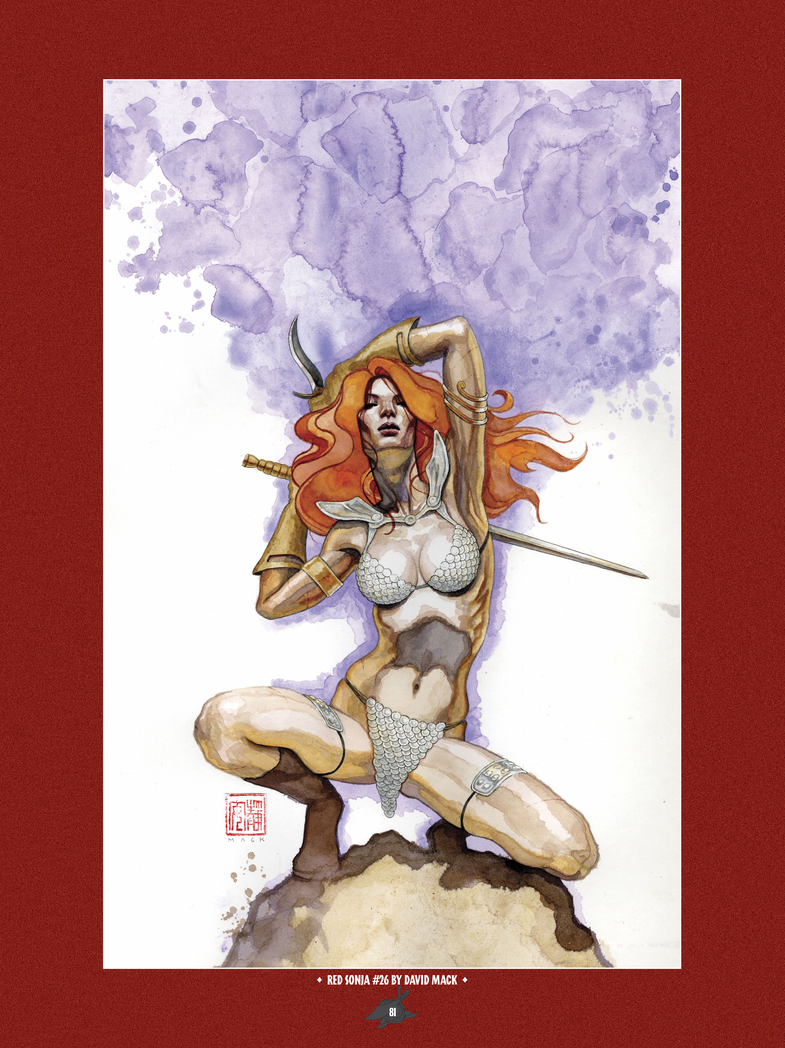 Read online The Art of Red Sonja comic -  Issue # TPB 1 (Part 1) - 80