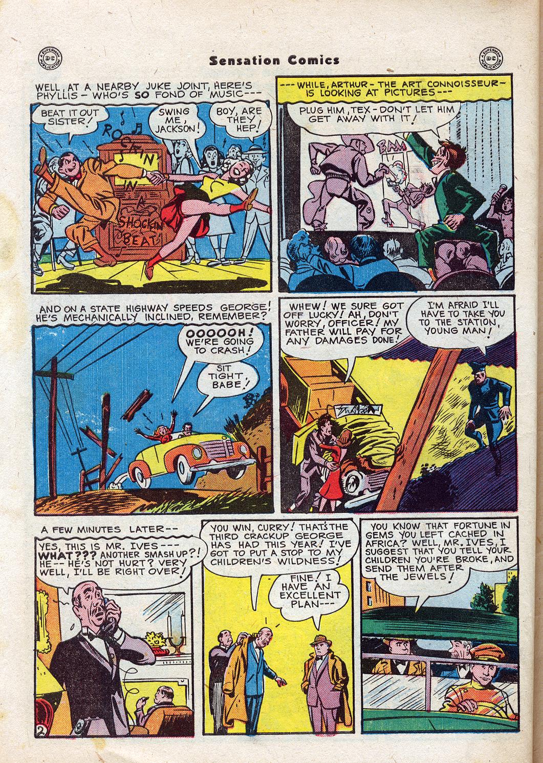 Read online Sensation (Mystery) Comics comic -  Issue #48 - 44