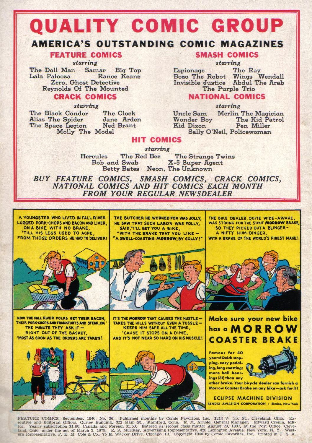 Read online Feature Comics comic -  Issue #36 - 2