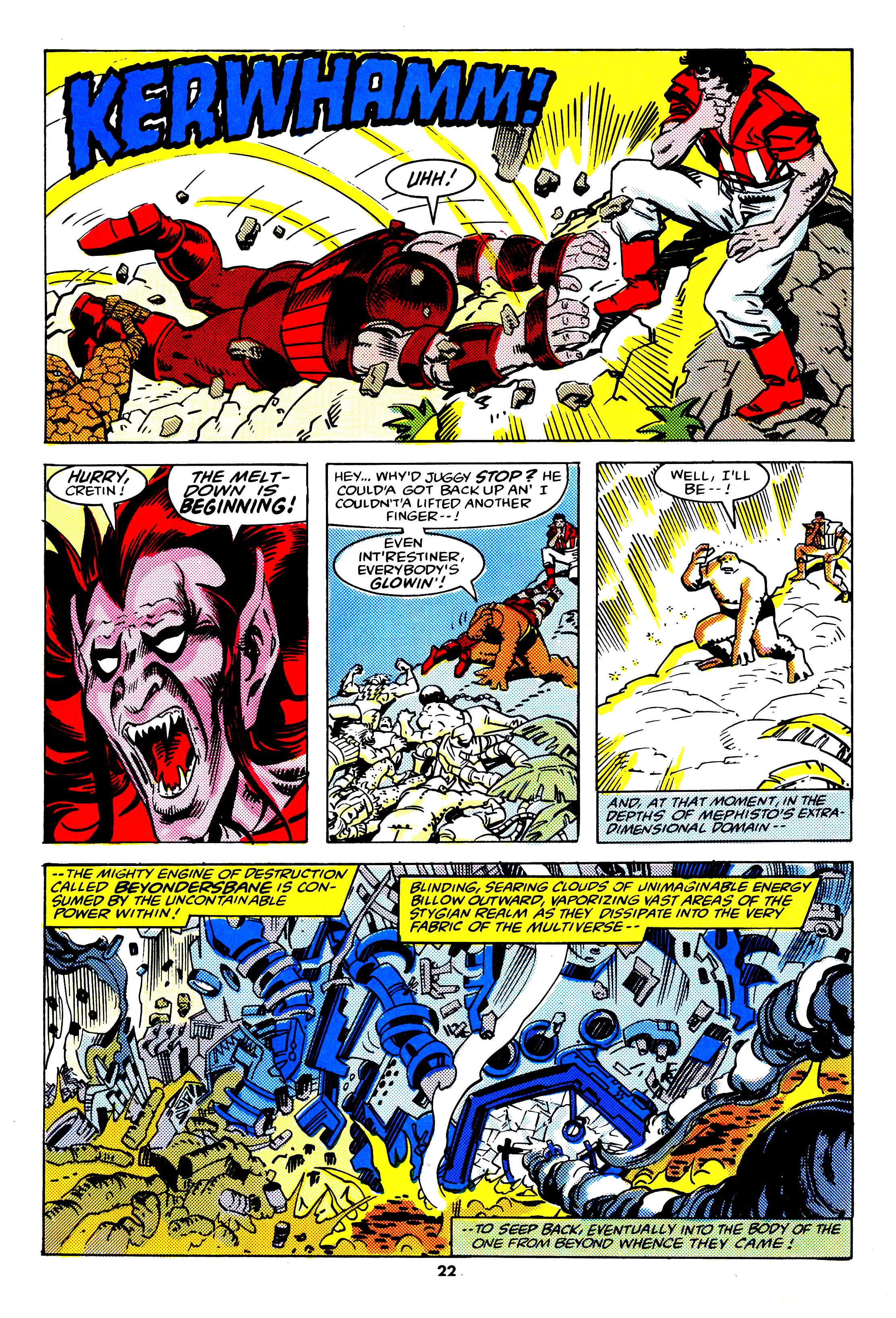 Read online Secret Wars (1985) comic -  Issue #70 - 22