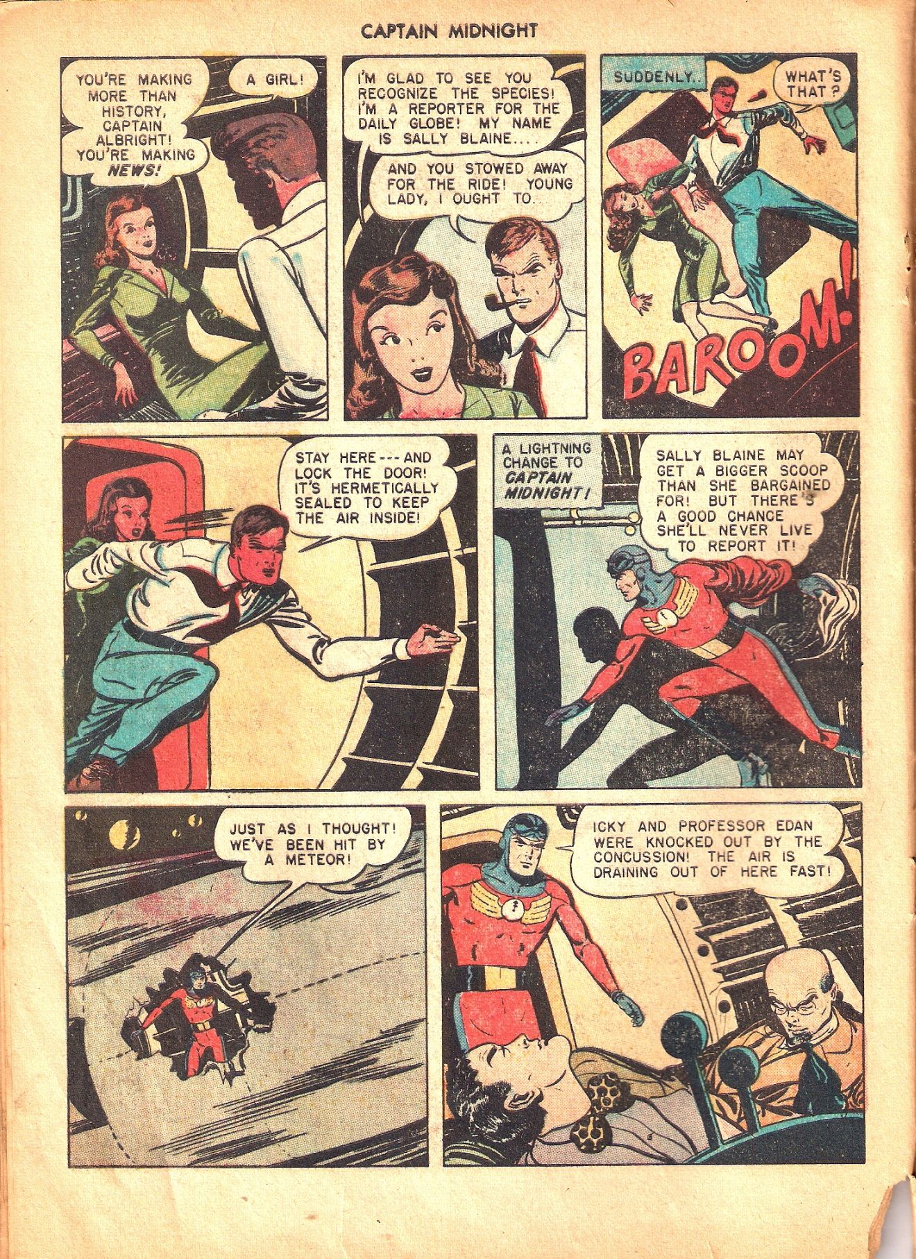 Read online Captain Midnight (1942) comic -  Issue #49 - 19