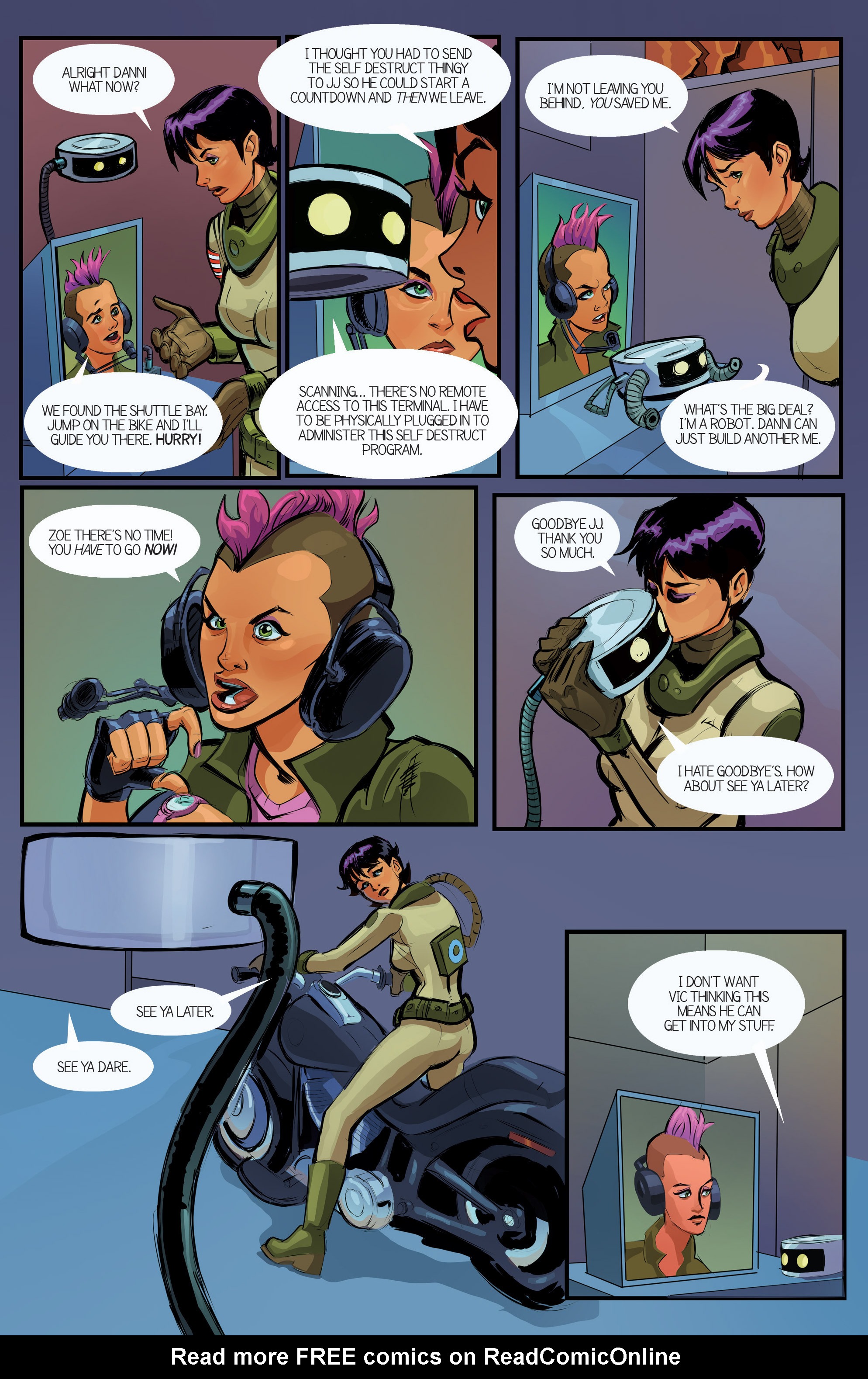 Read online Zoe Dare Versus The Disasteroid comic -  Issue #4 - 16