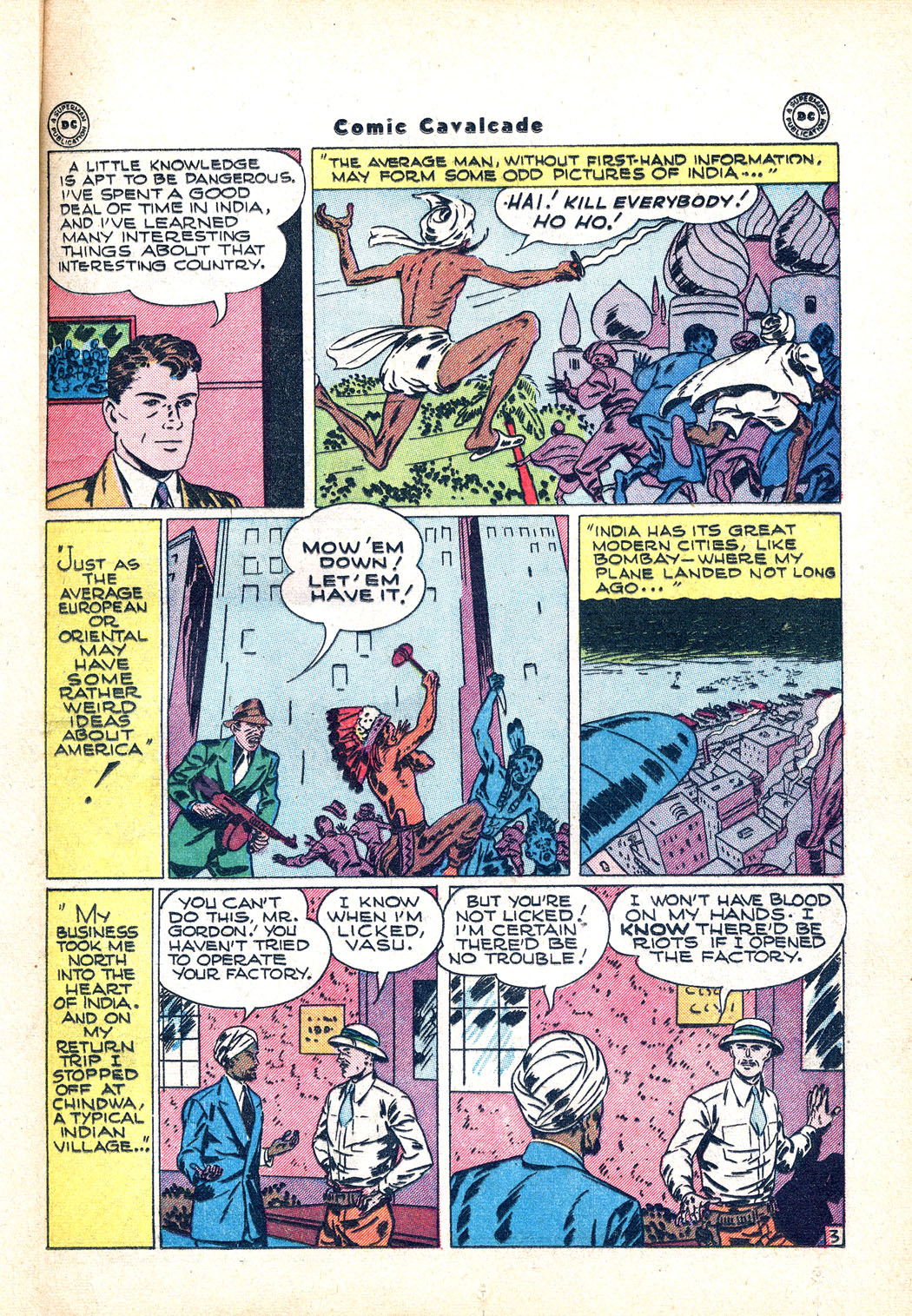 Read online Comic Cavalcade comic -  Issue #14 - 19