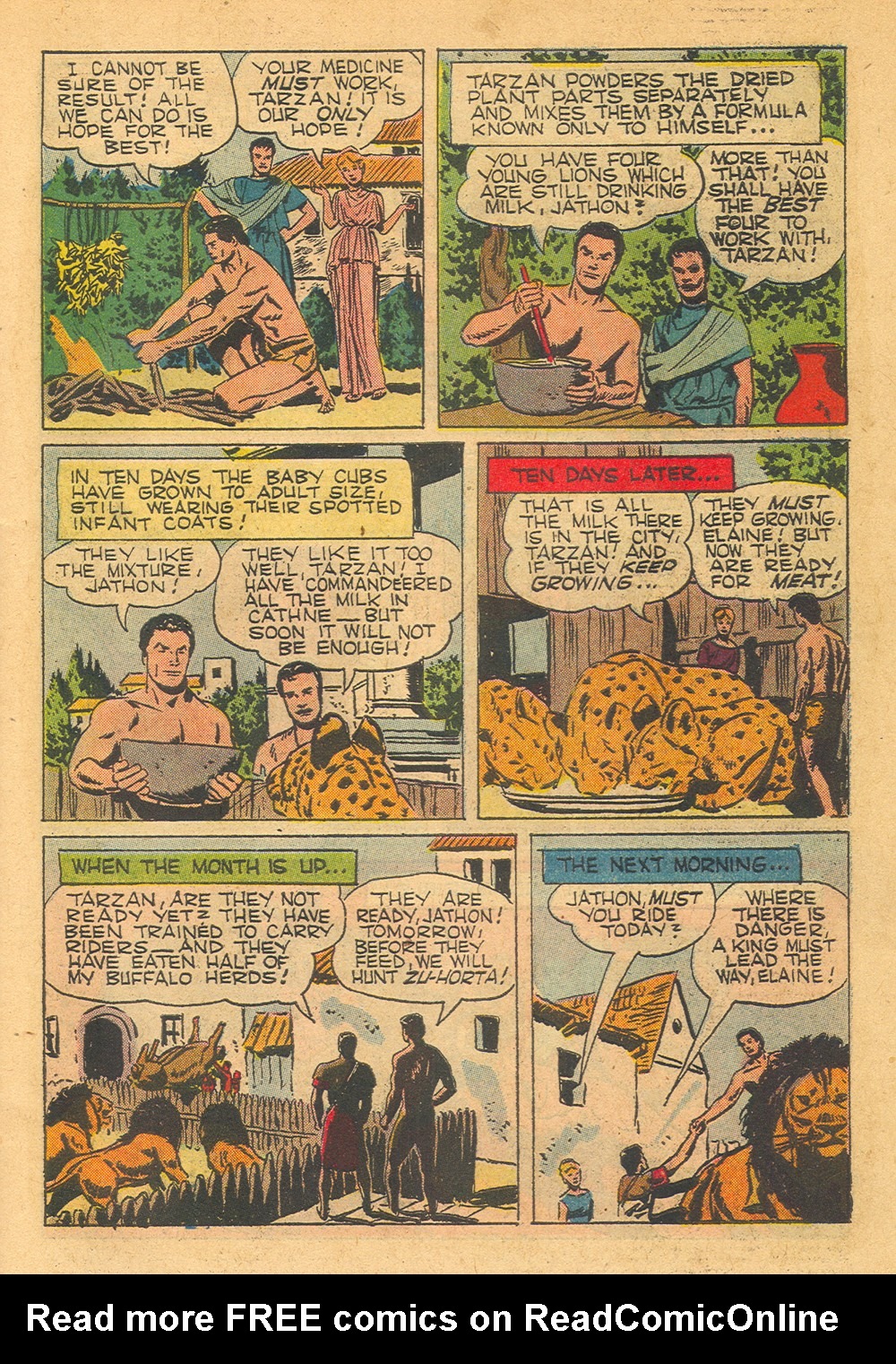 Read online Tarzan (1948) comic -  Issue #123 - 31